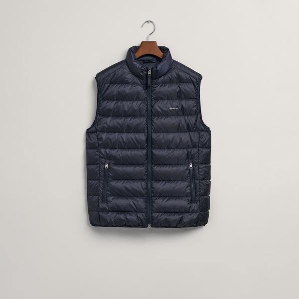 GANT Erkek Lacivert Regular Fit Dik Yaka Kapitone Yelek