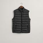 GANT Erkek Siyah Regular Fit Dik Yaka Kapitone Yelek