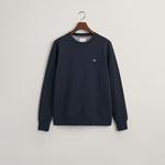 GANT Erkek Lacivert Regular Fit Bisiklet Yaka Sweatshirt
