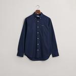 GANT Erkek Lacivert Regular Fit Düğmeli Yaka Oxford Gömlek