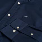 GANT Erkek Lacivert Regular Fit Düğmeli Yaka Oxford Gömlek