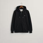 GANT Erkek Siyah Regular Fit Fermuarlı Sweatshirt