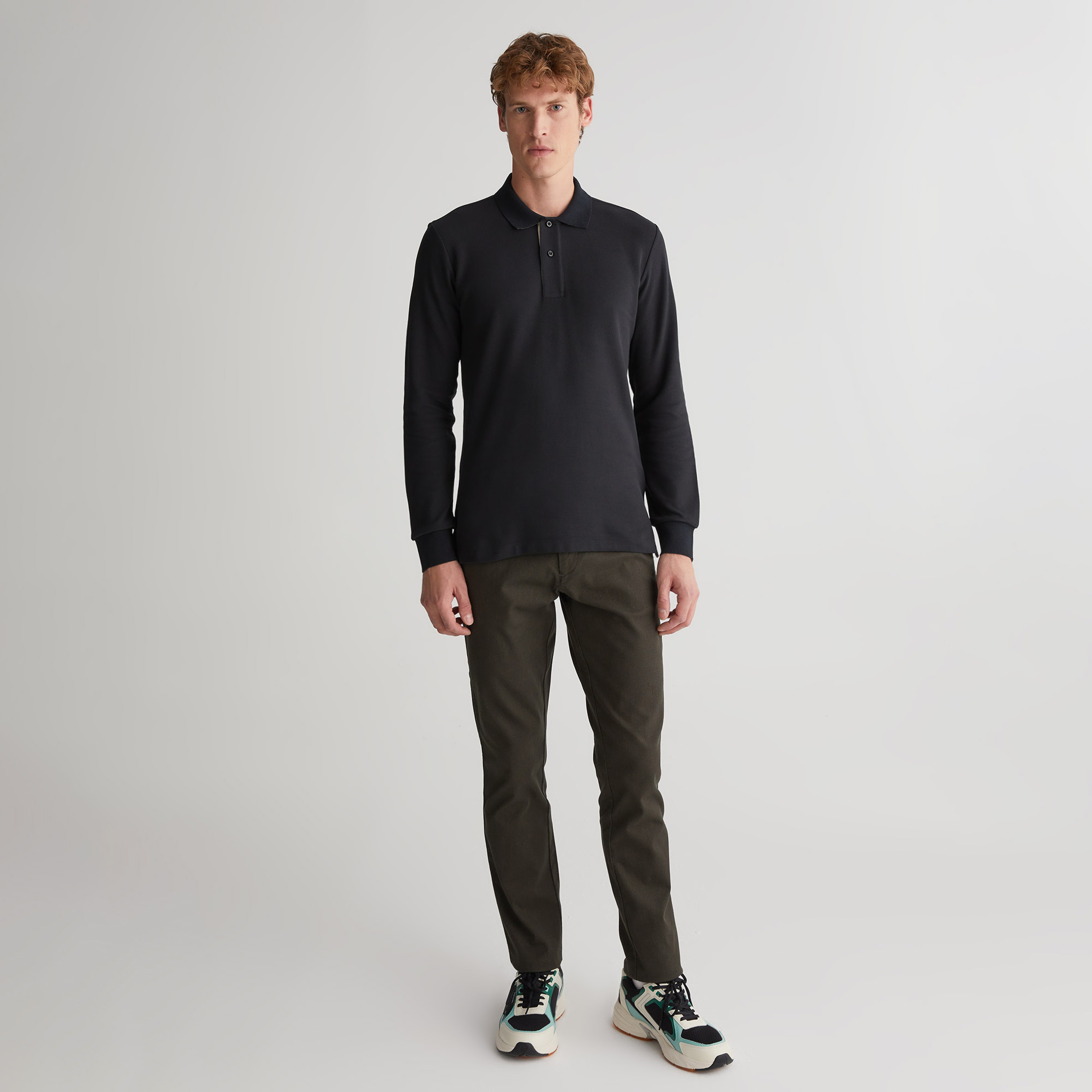 GANT Erkek Yeşil Regular Fit Pantolon