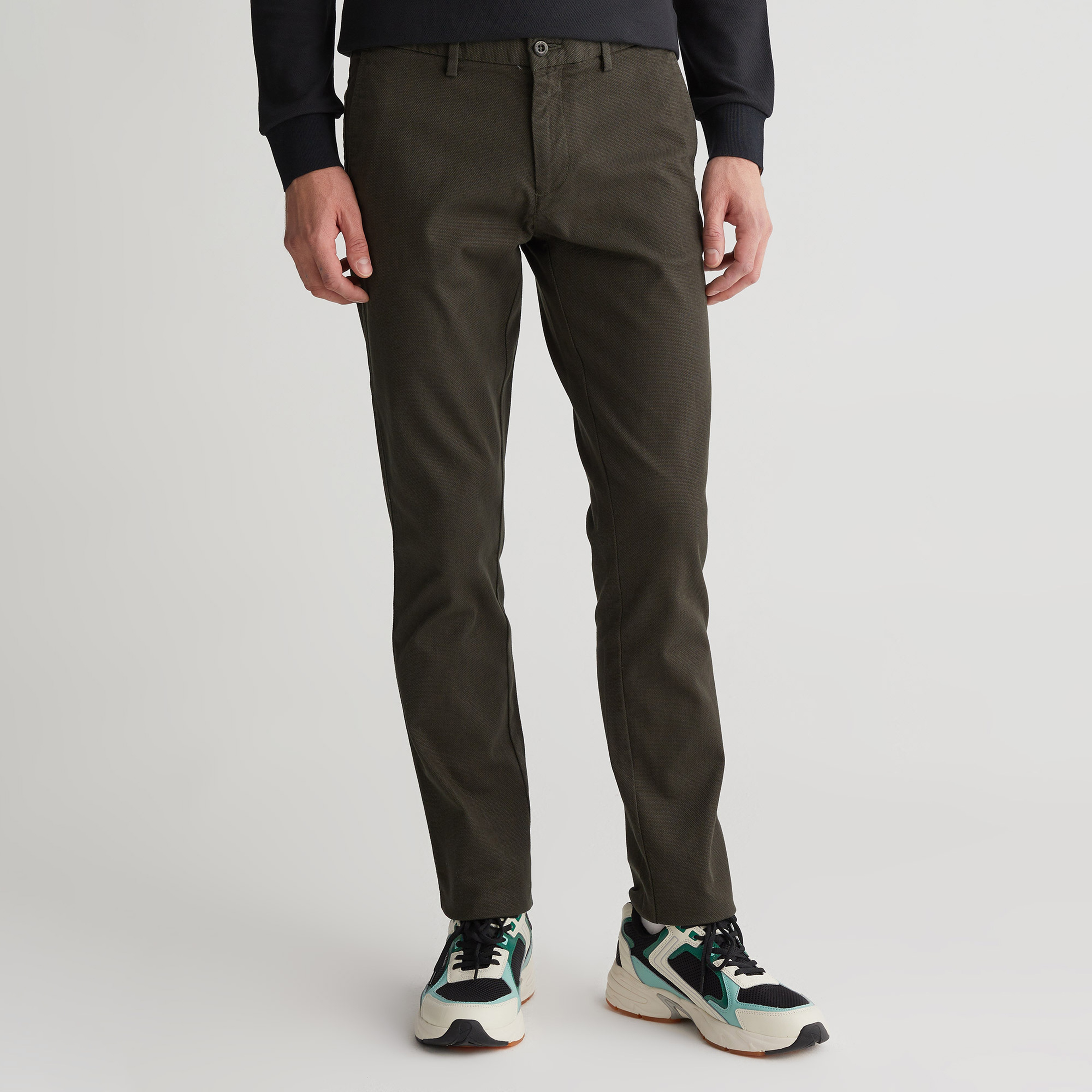 GANT Erkek Yeşil Regular Fit Pantolon