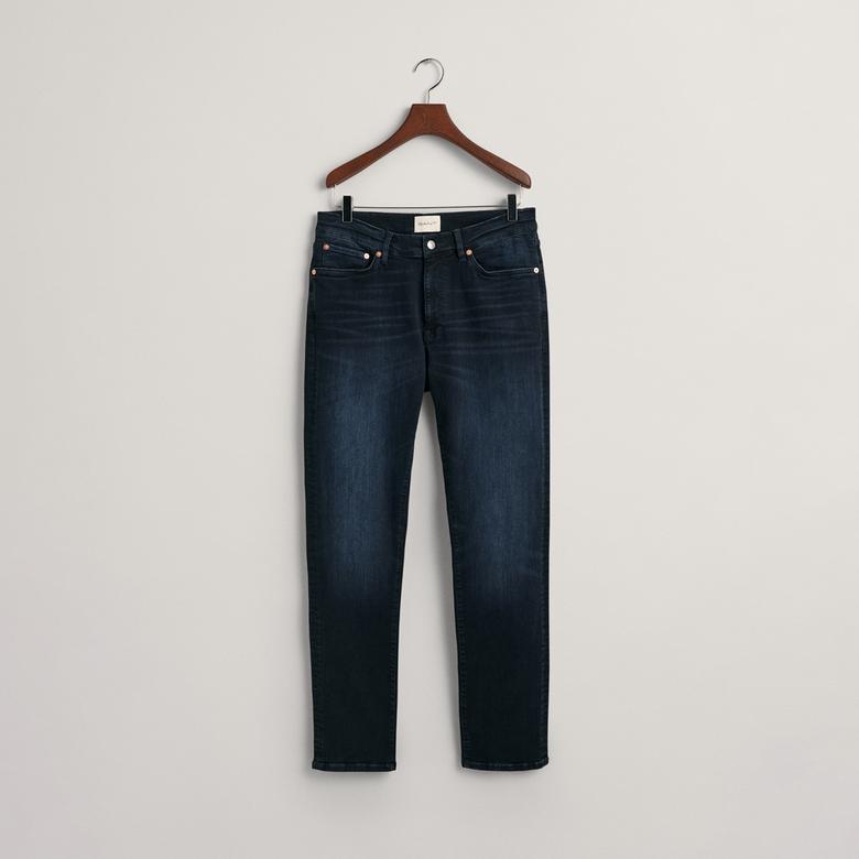 GANT Erkek Lacivert Extra Slim Fit Active Recover Jean