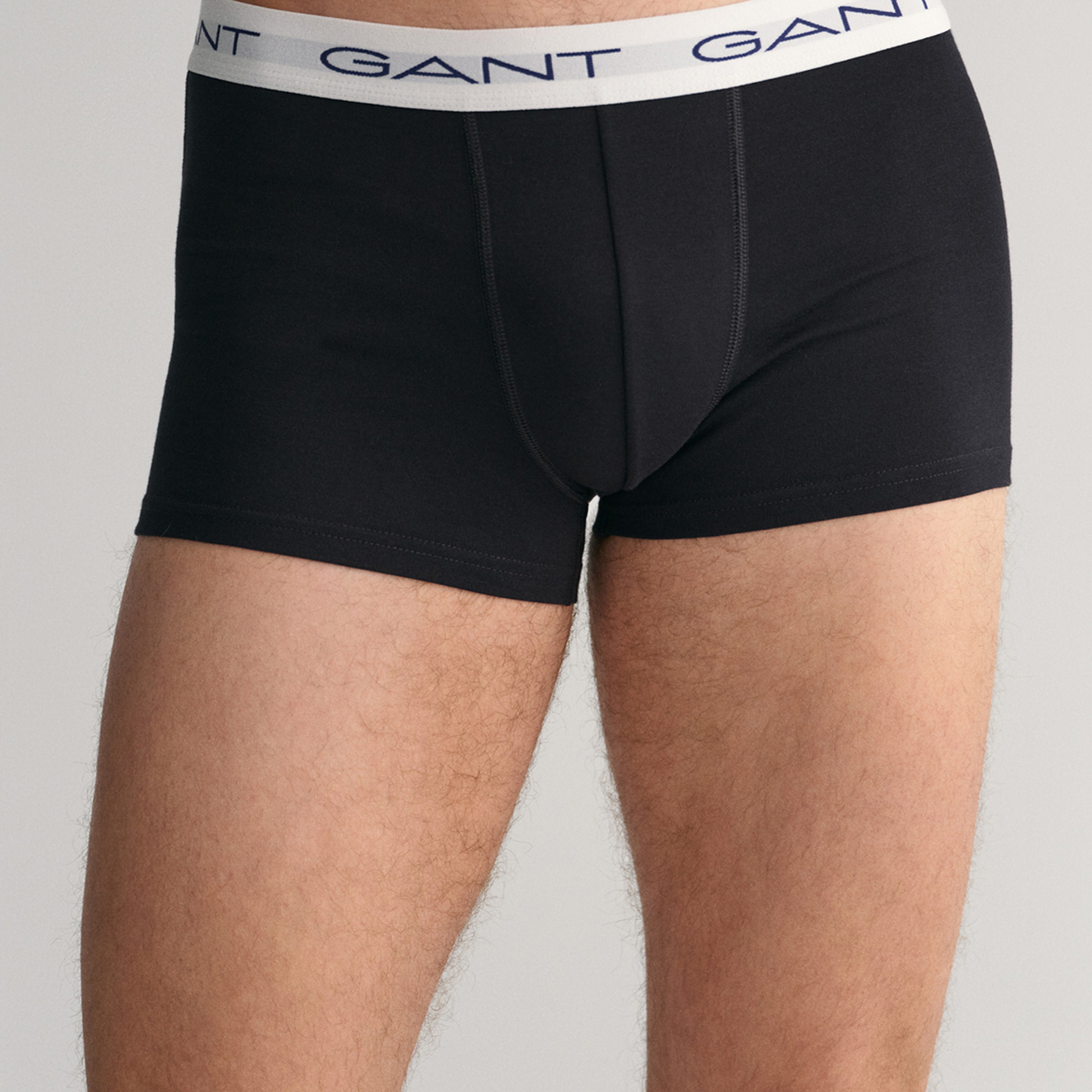 GANT Erkek Siyah Slim Fit 3'lü Boxer