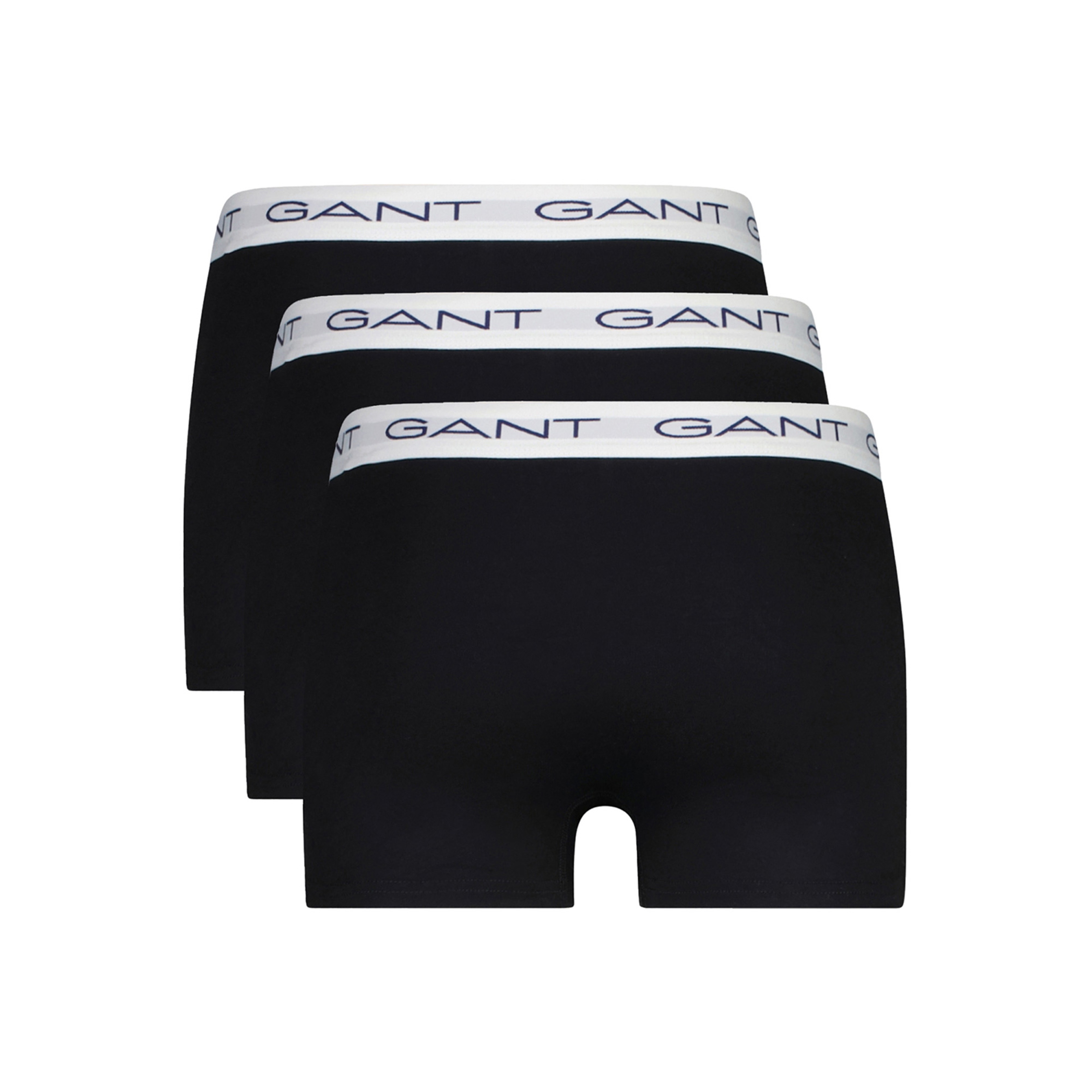GANT Erkek Siyah Slim Fit 3'lü Boxer