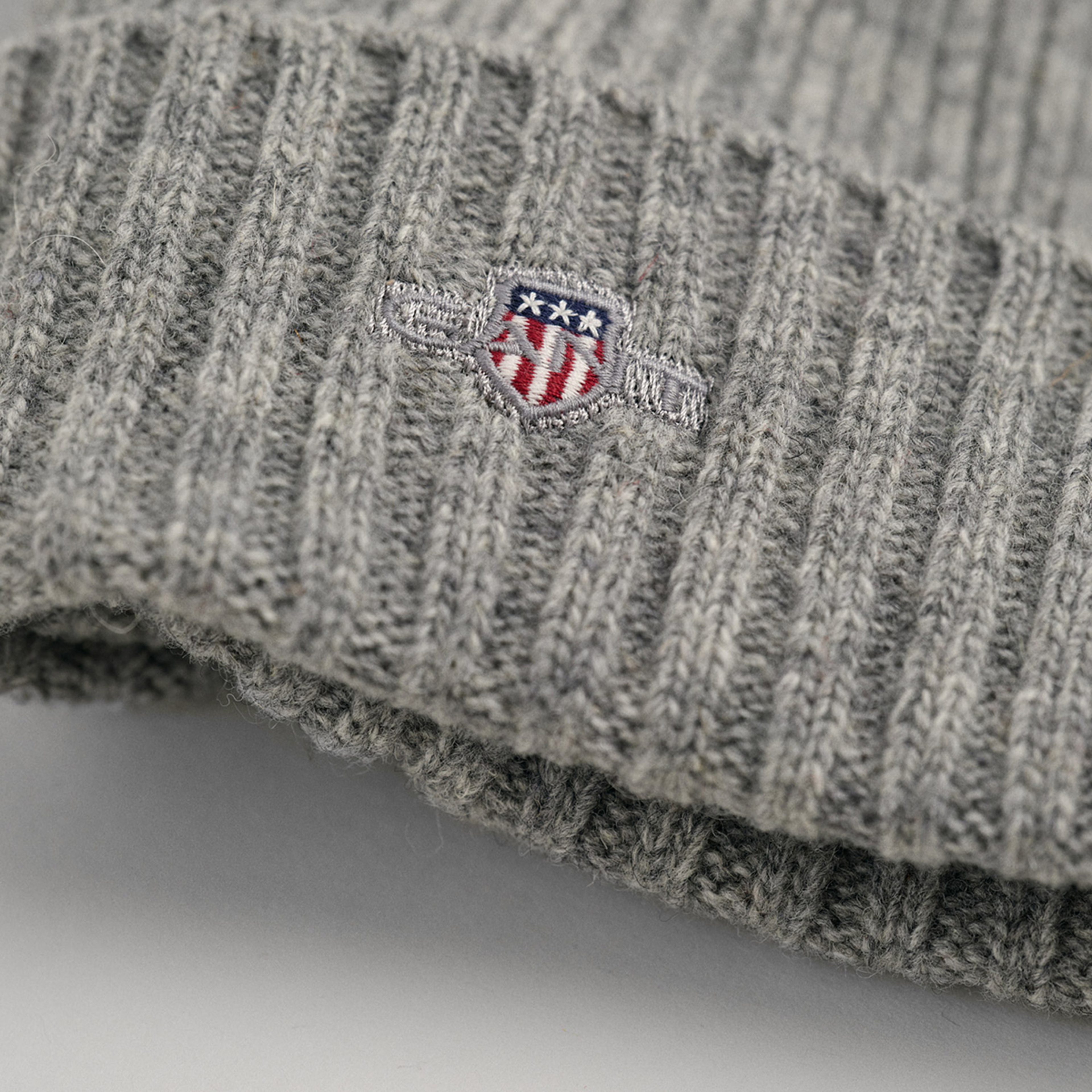 GANT Unisex Gri Yün Bere