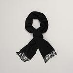 GANT Unisex Siyah Logolu Atkı