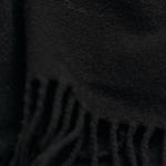 GANT Unisex Siyah Logolu Atkı