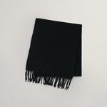 GANT Unisex Siyah Logolu Atkı