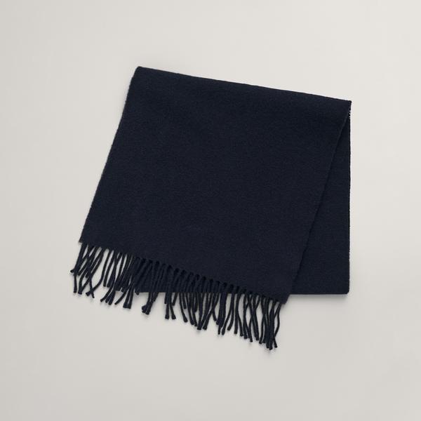 GANT Unisex Lacivert Logolu Atkı