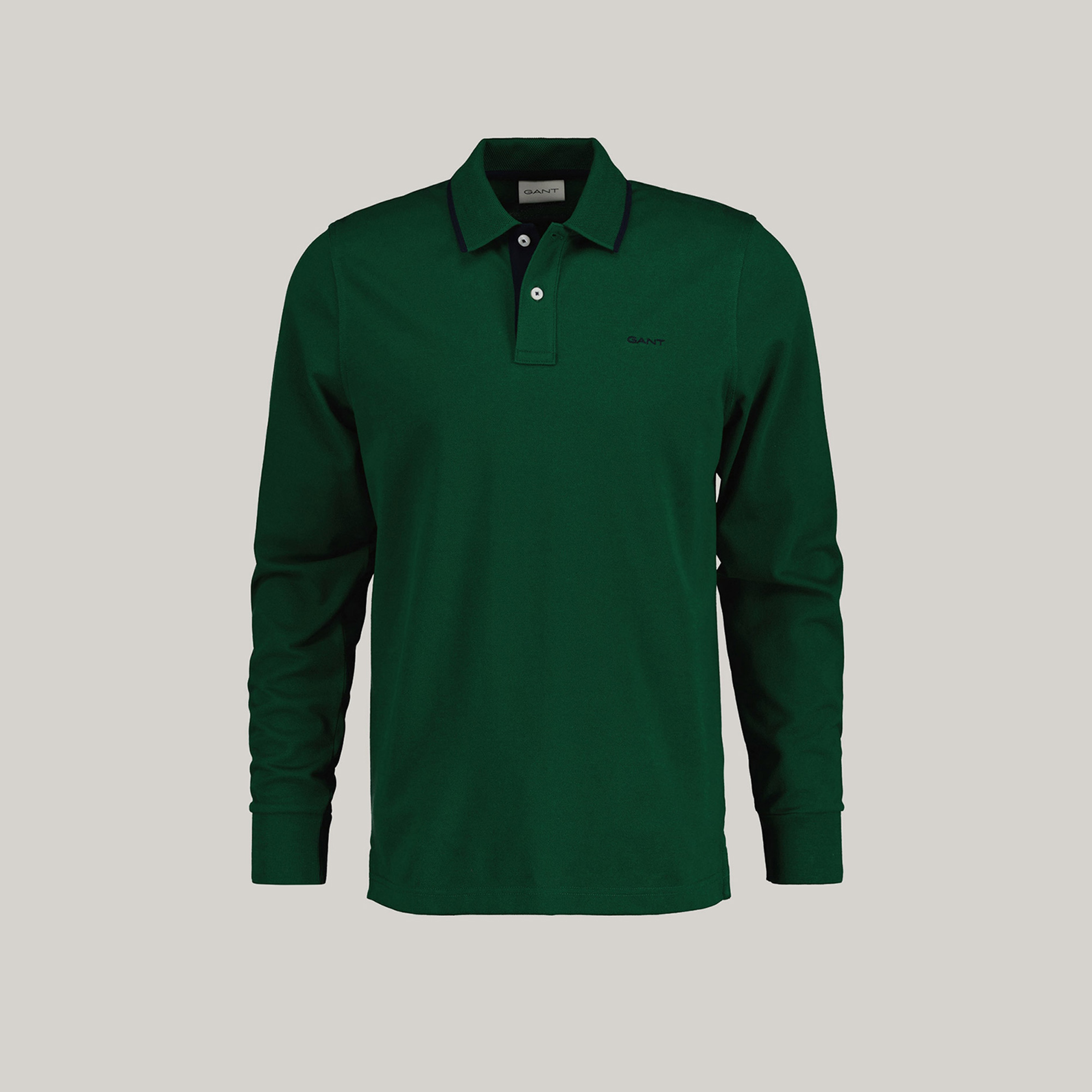 GANT Erkek Yeşil Regular Fit Polo
