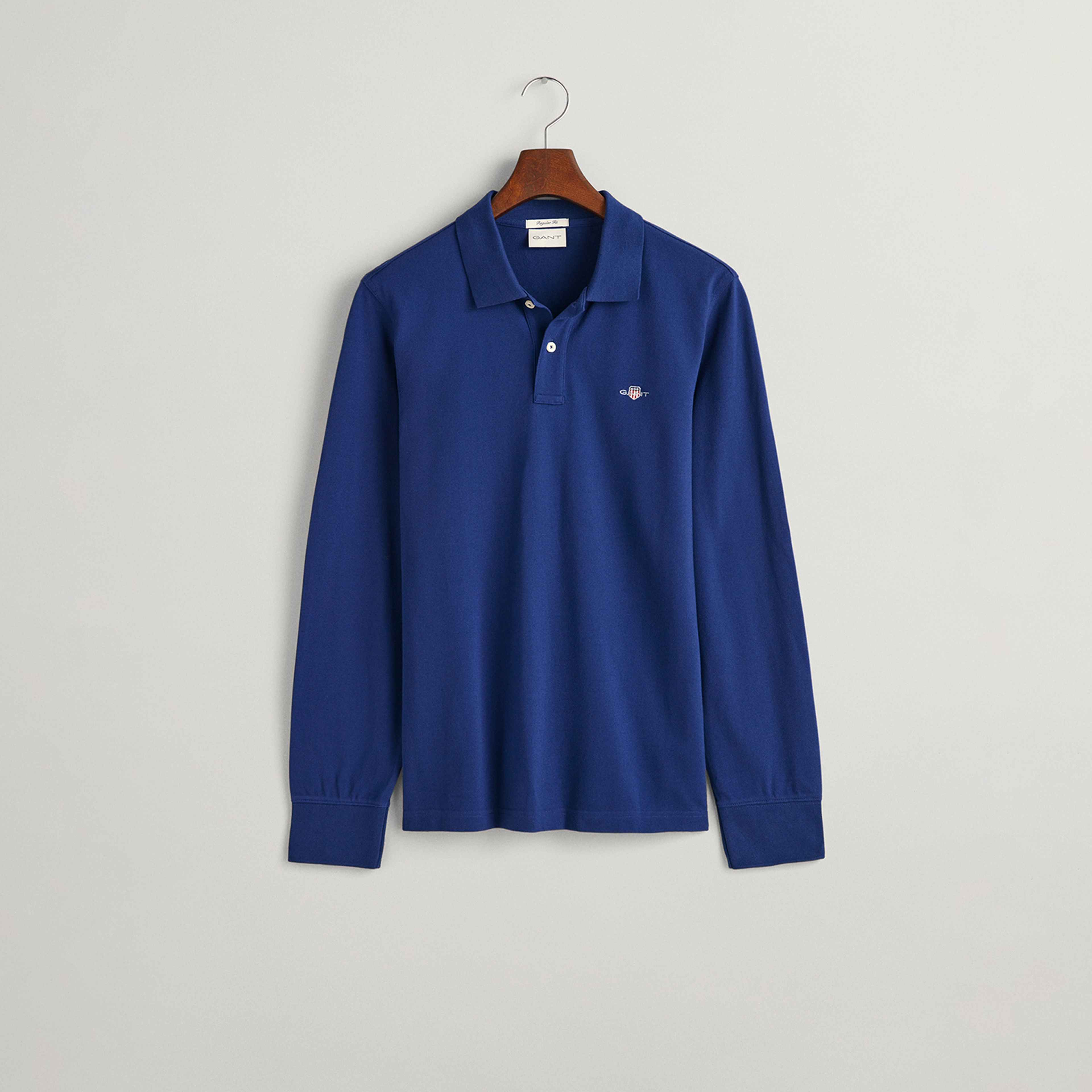 GANT Erkek Mavi Regular Fit Logolu Polo