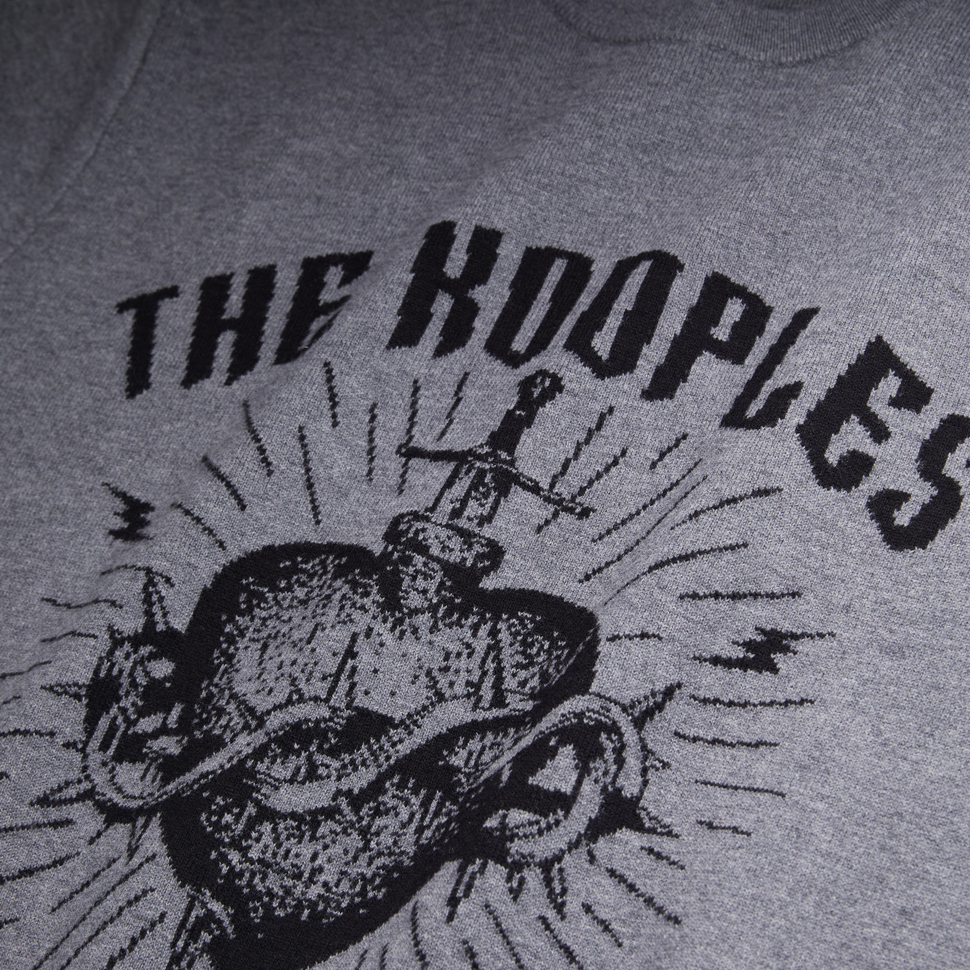 ERKEK COMFORT FIT BİSİKLET YAKA GRİ KAZAK