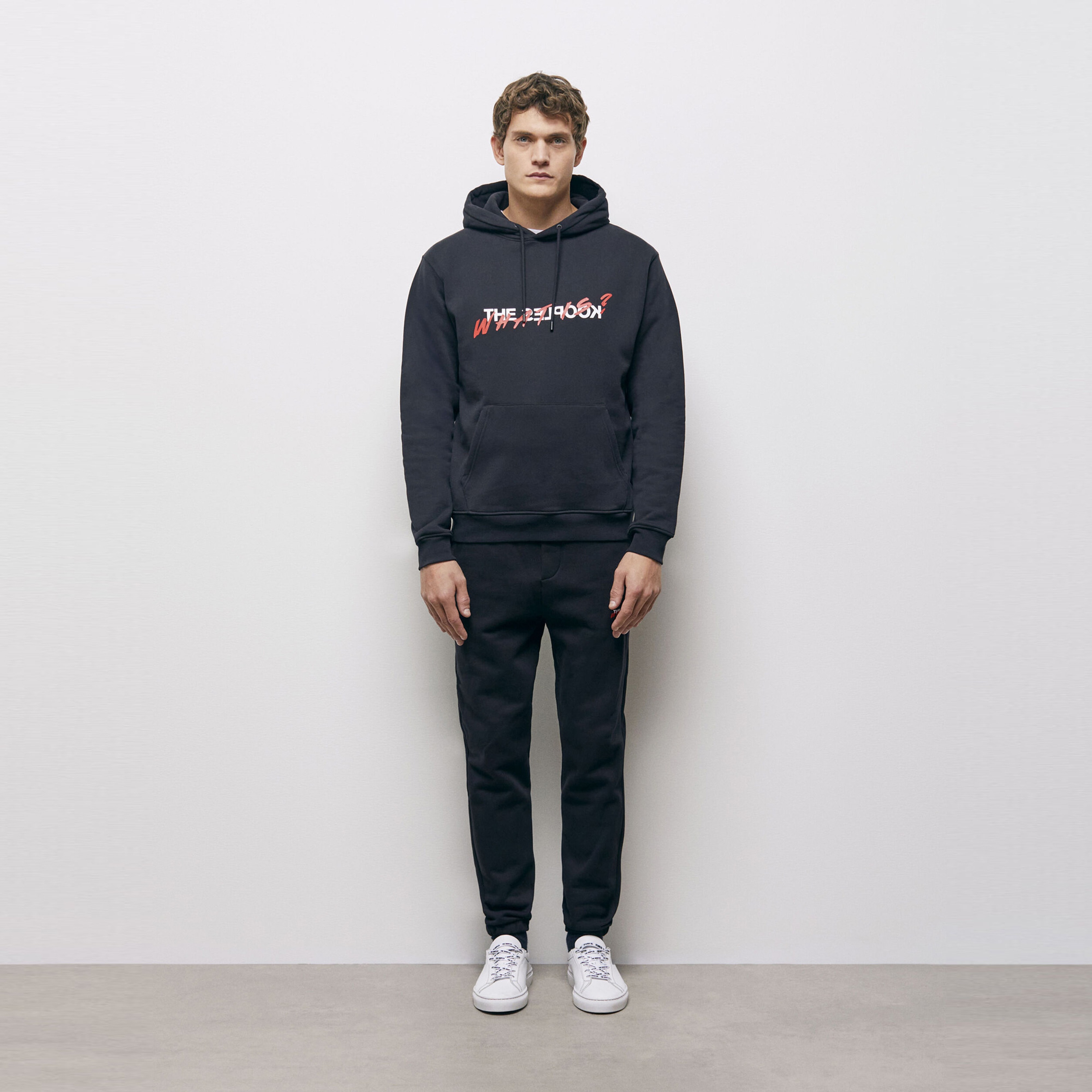 The Kooples Classic Erkek Siyah Sweatshirt