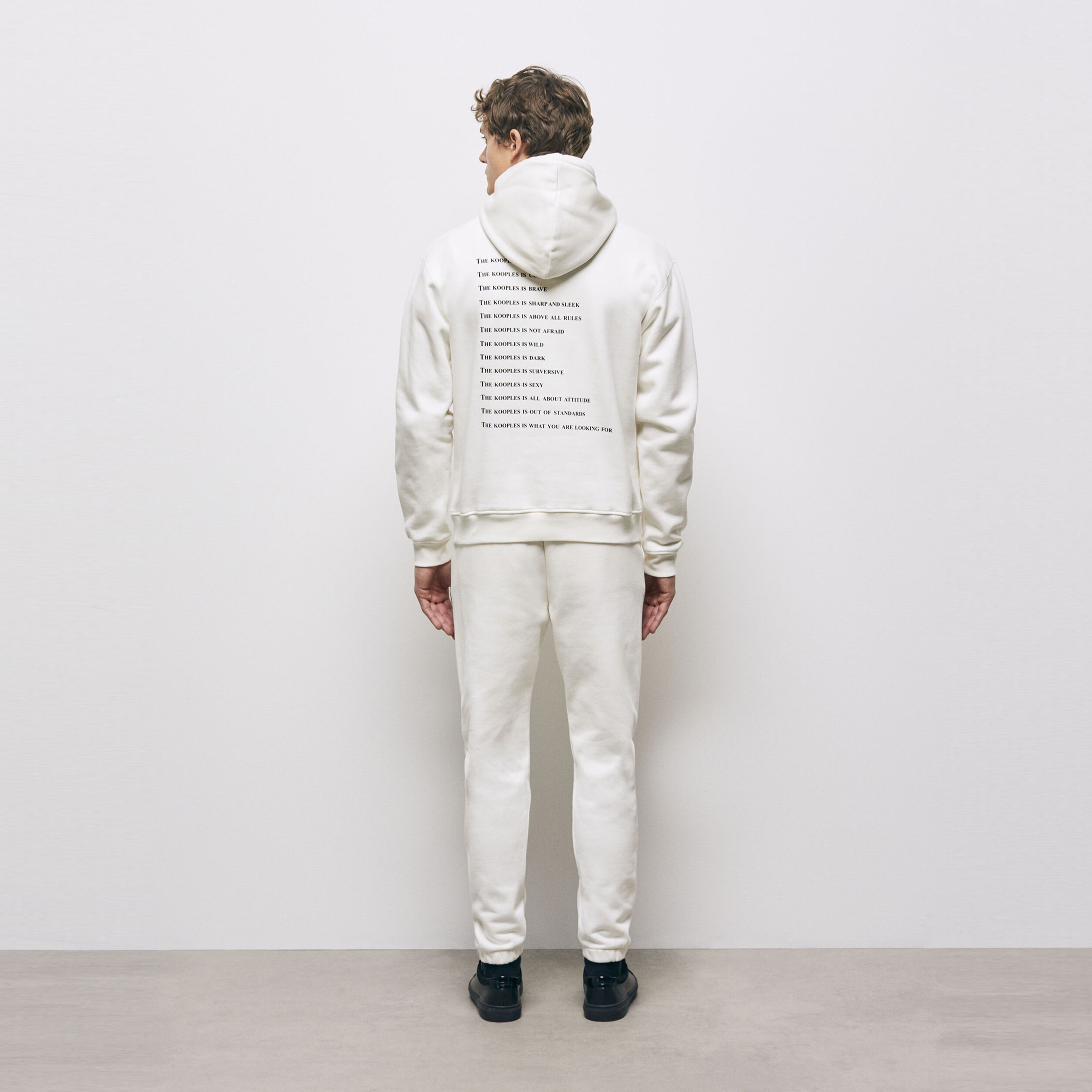 The Kooples Classic Erkek Siyah Sweatshirt