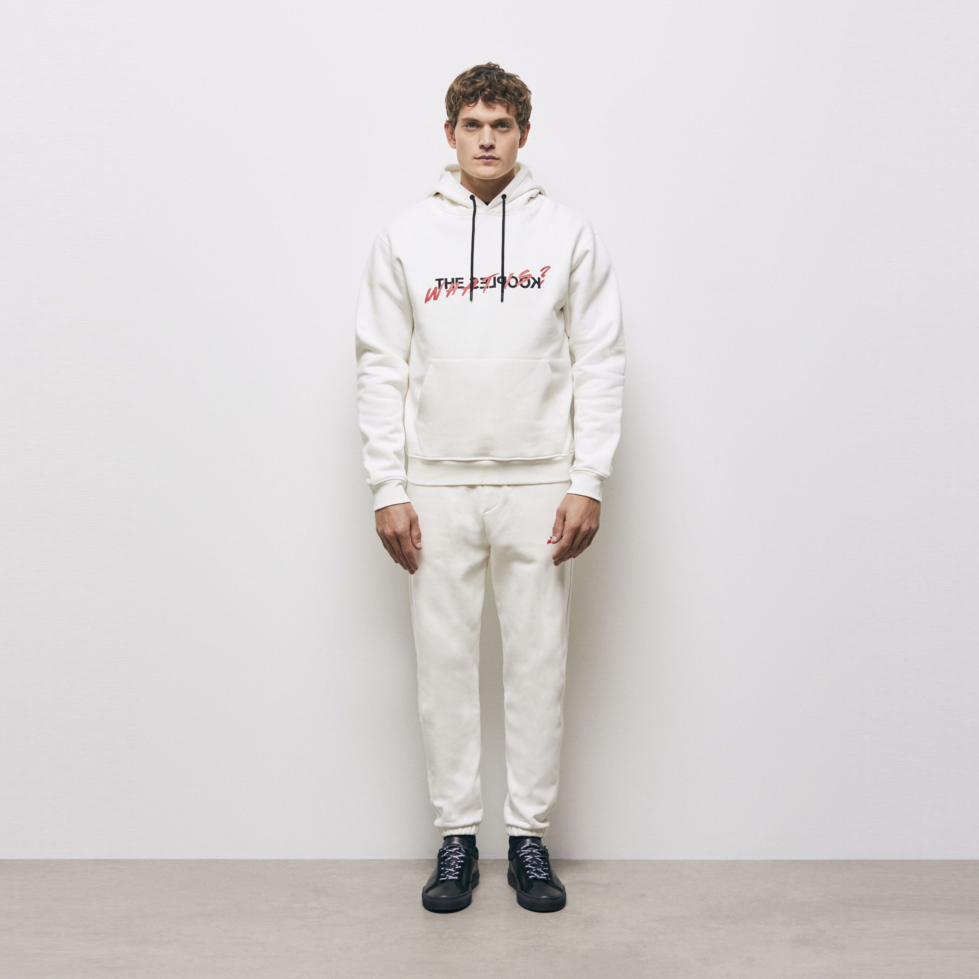 The Kooples Classic Erkek Siyah Sweatshirt