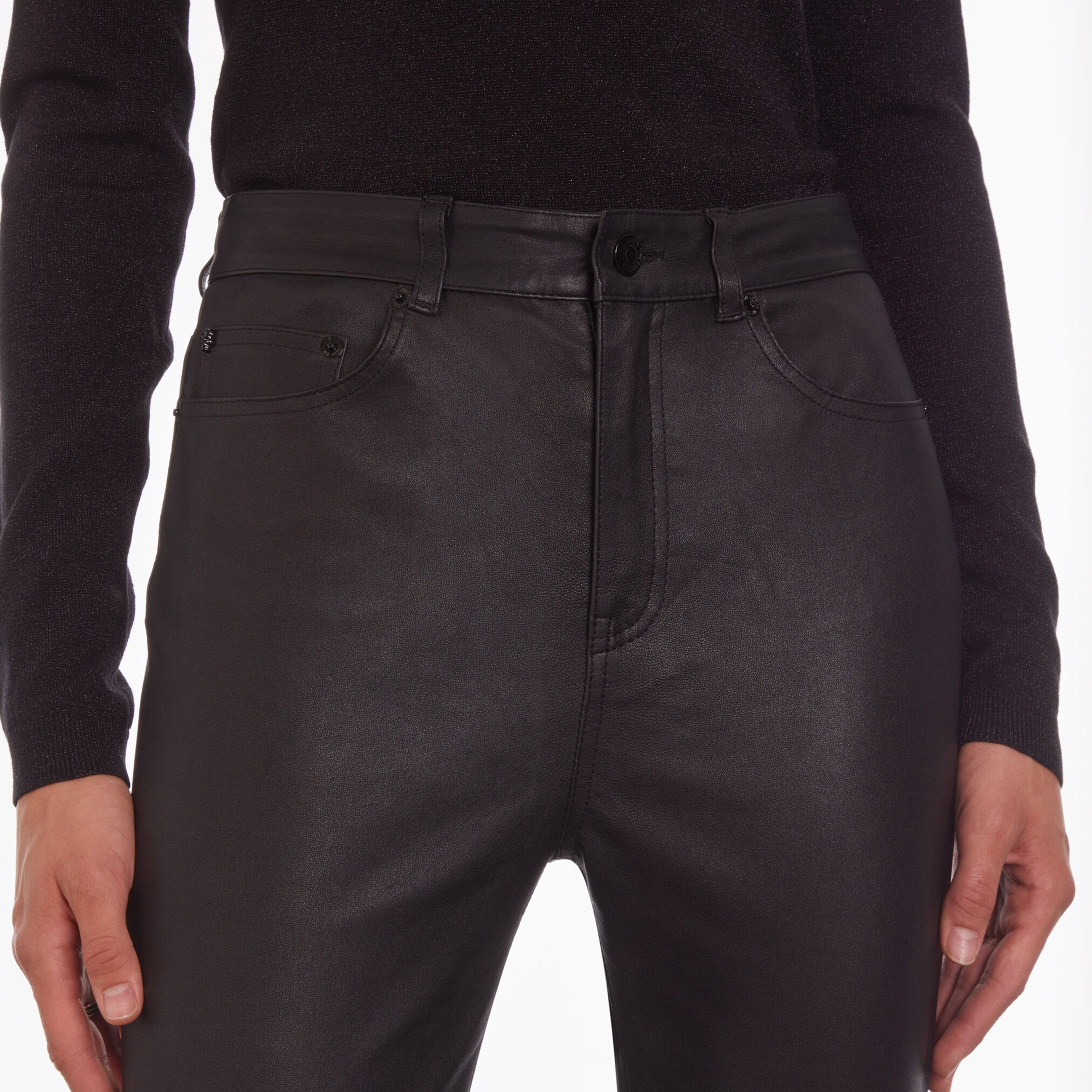 KADIN SLIM FIT SİYAH PANTOLON