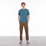 ERKEK BİSİKLET YAKA KISA KOLLU MAVİ T-SHIRT