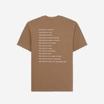 ERKEK BİSİKLET YAKA KISA KOLLU KAHVERENGİ T-SHIRT