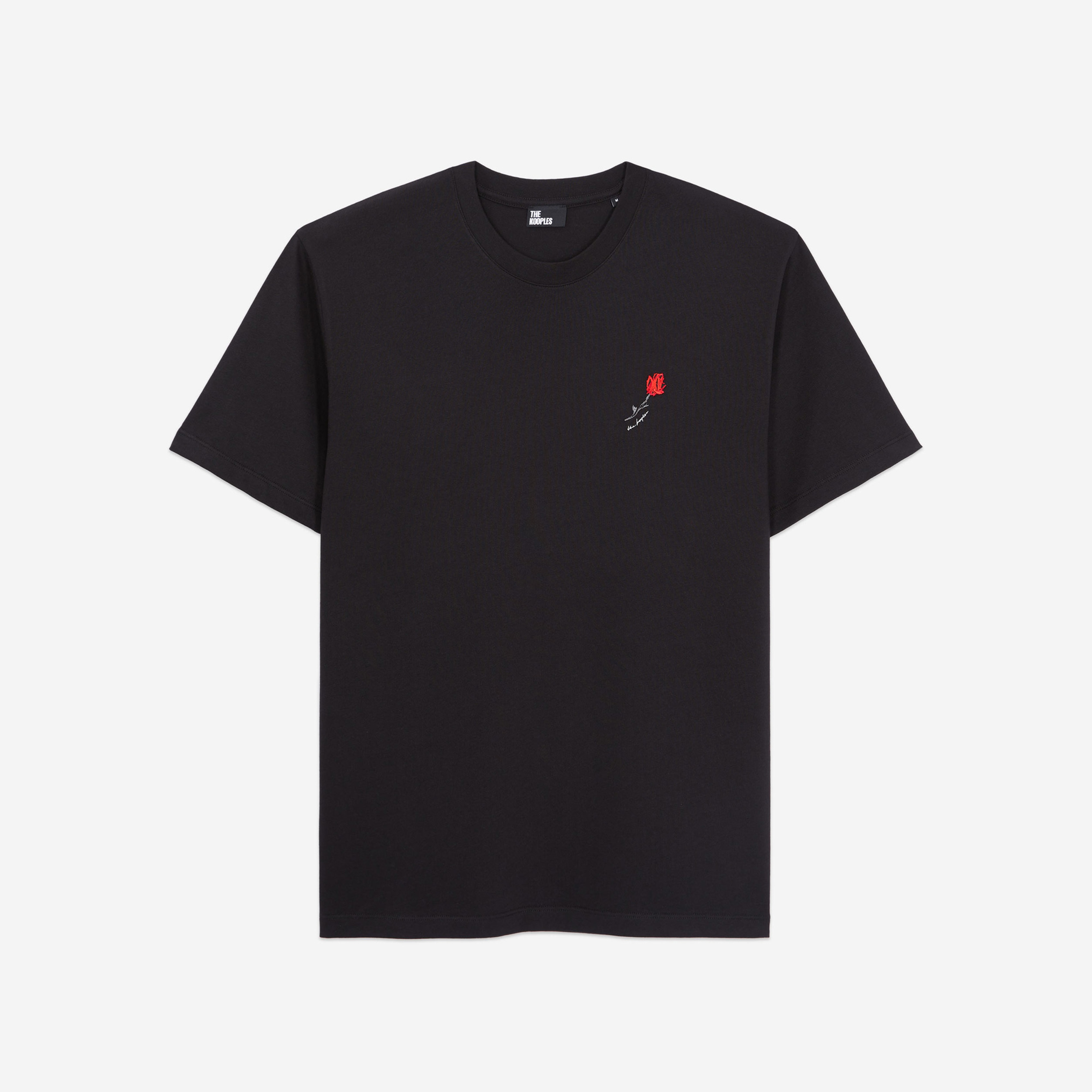 ERKEK BİSİKLET YAKA KISA KOLLU SİYAH T-SHIRT