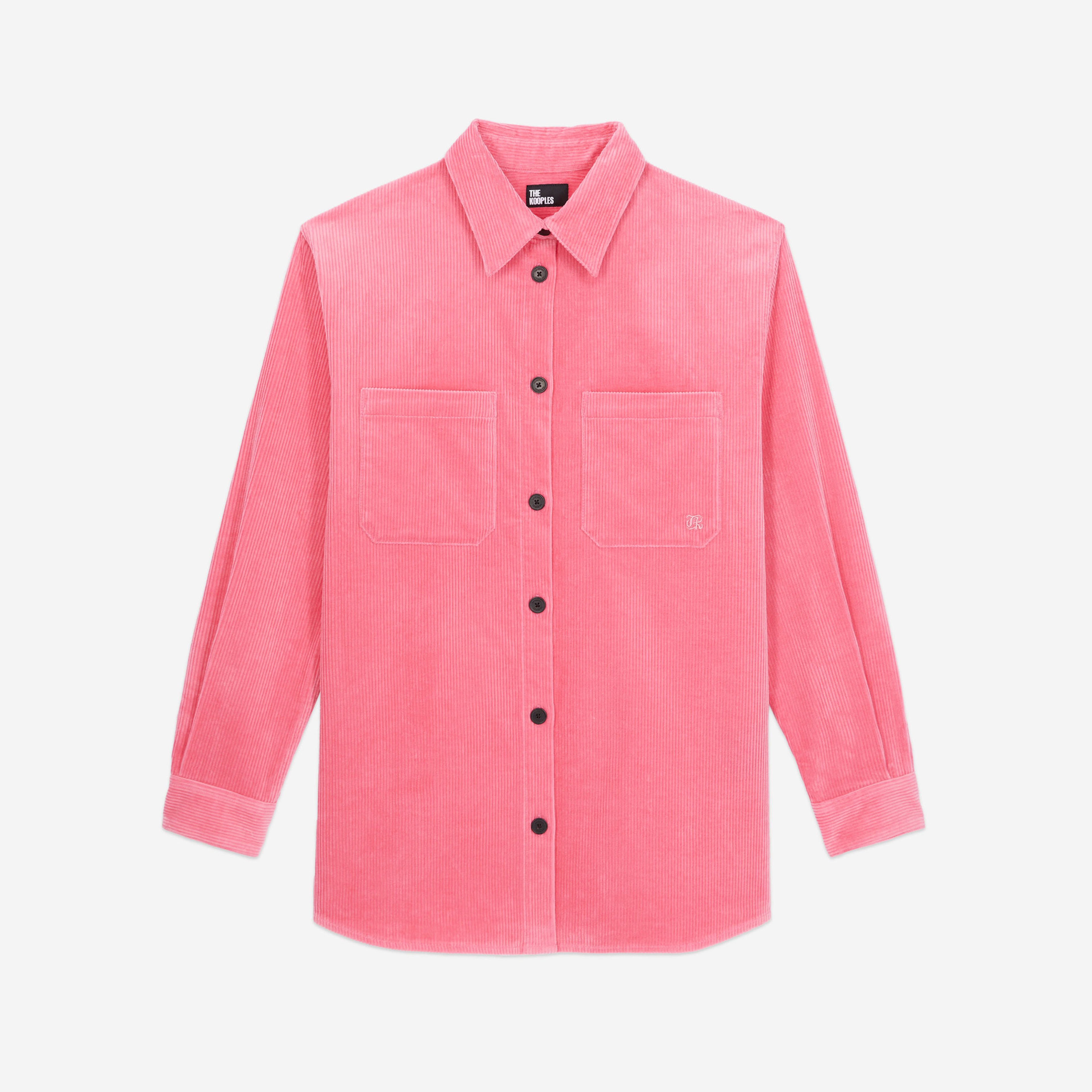 KADIN PEMBE KADİFE GÖMLEK