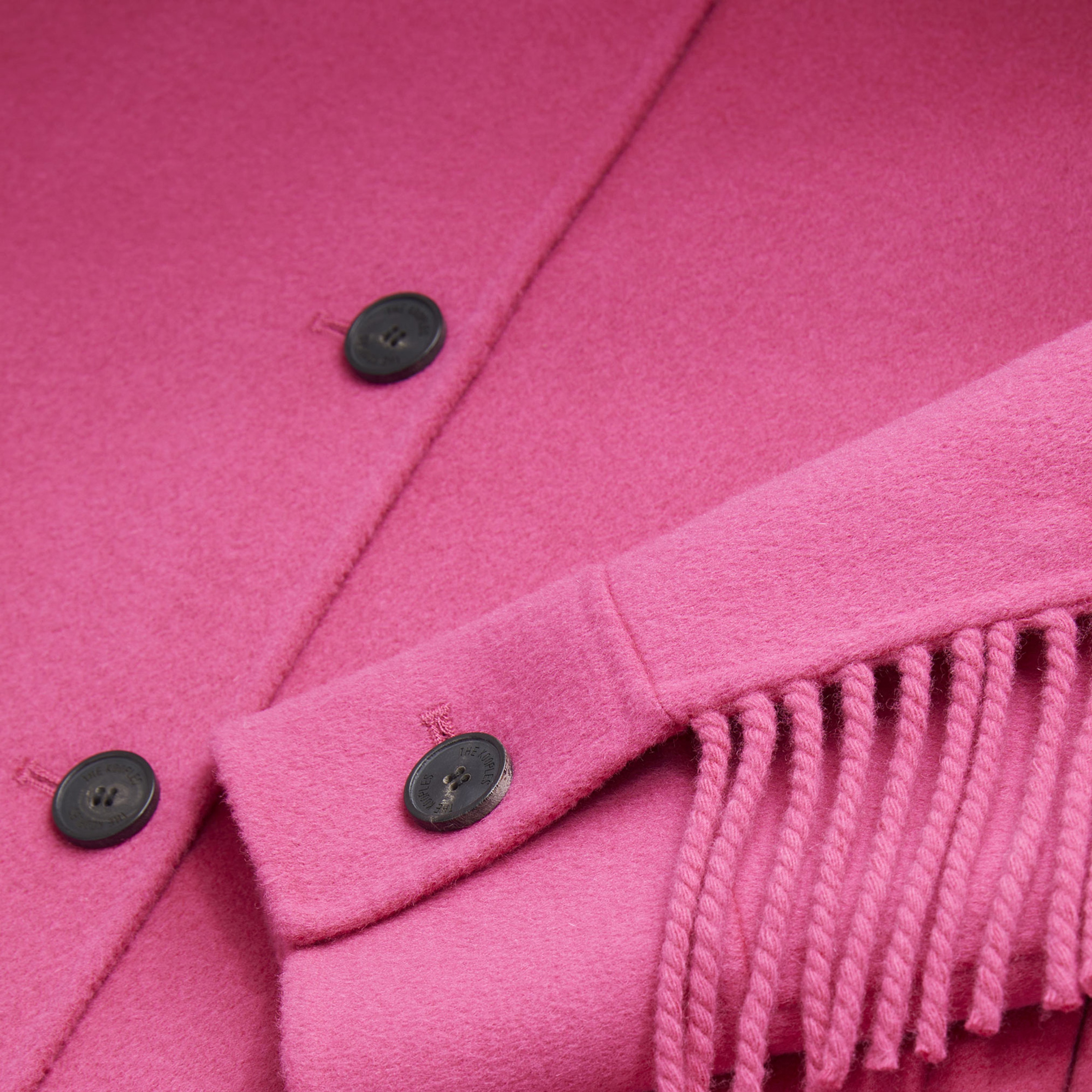 KADIN COMFORT FIT PEMBE CEKET