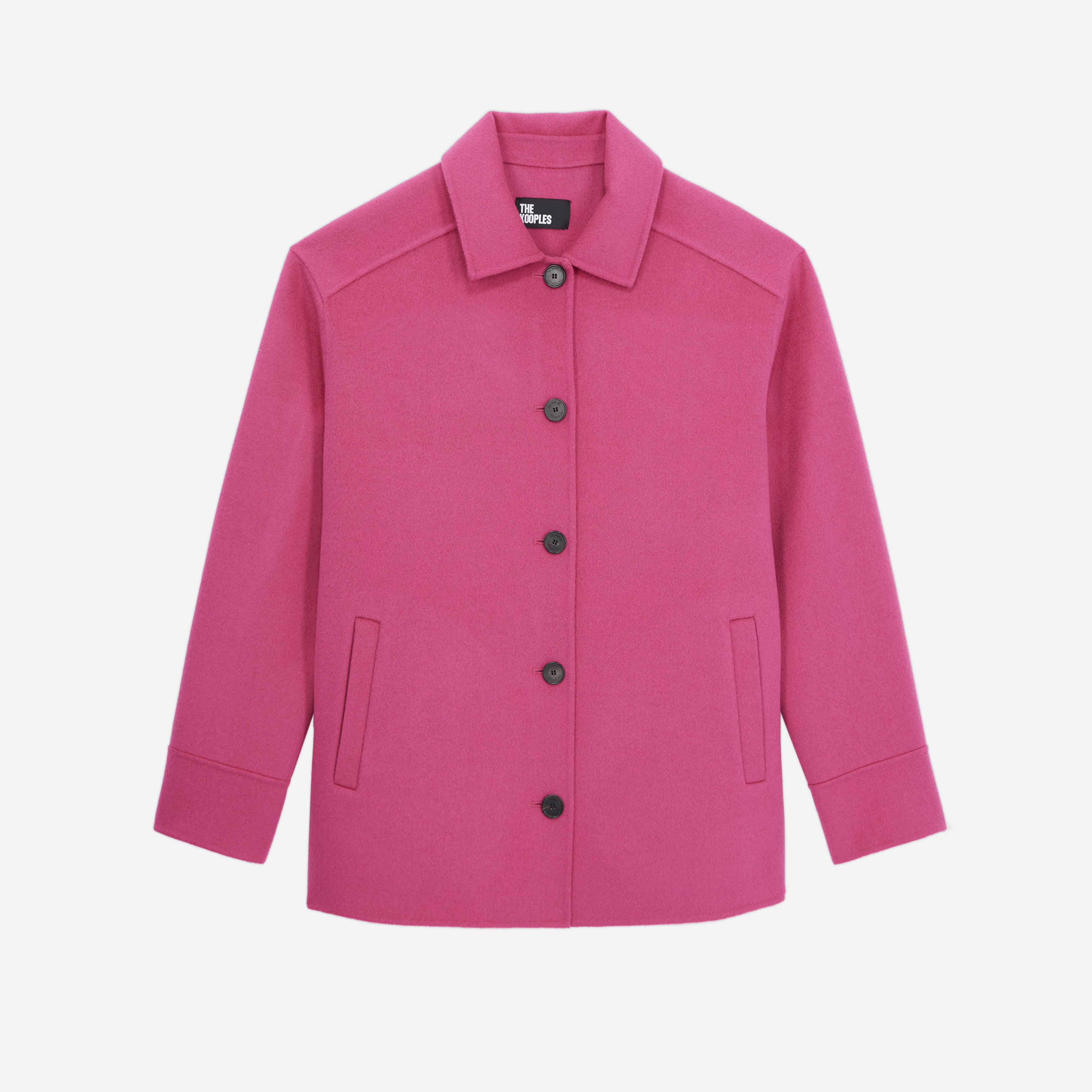 KADIN COMFORT FIT PEMBE CEKET