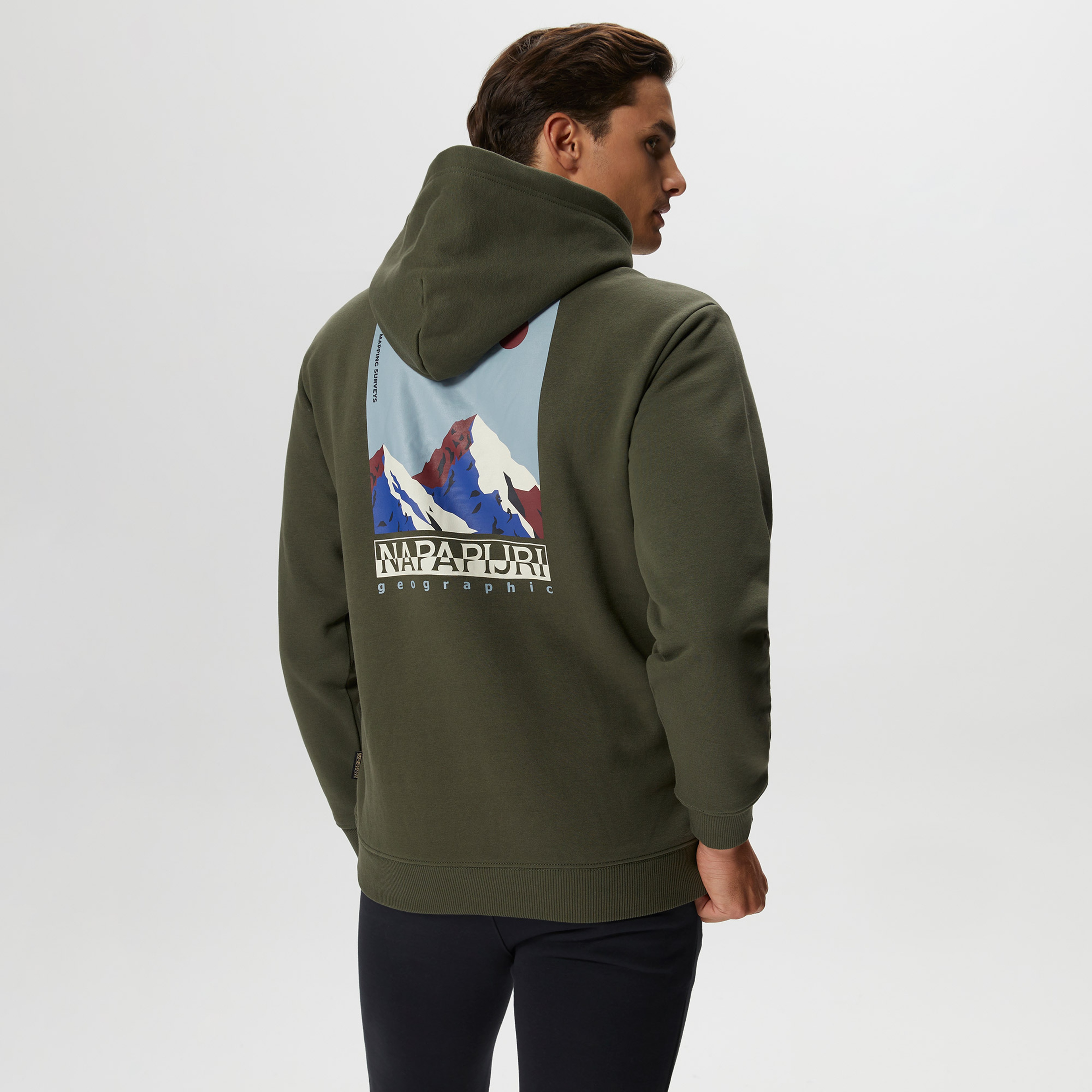 Napapijri B-Telemark H 1 Erkek Yeşil Hoodie