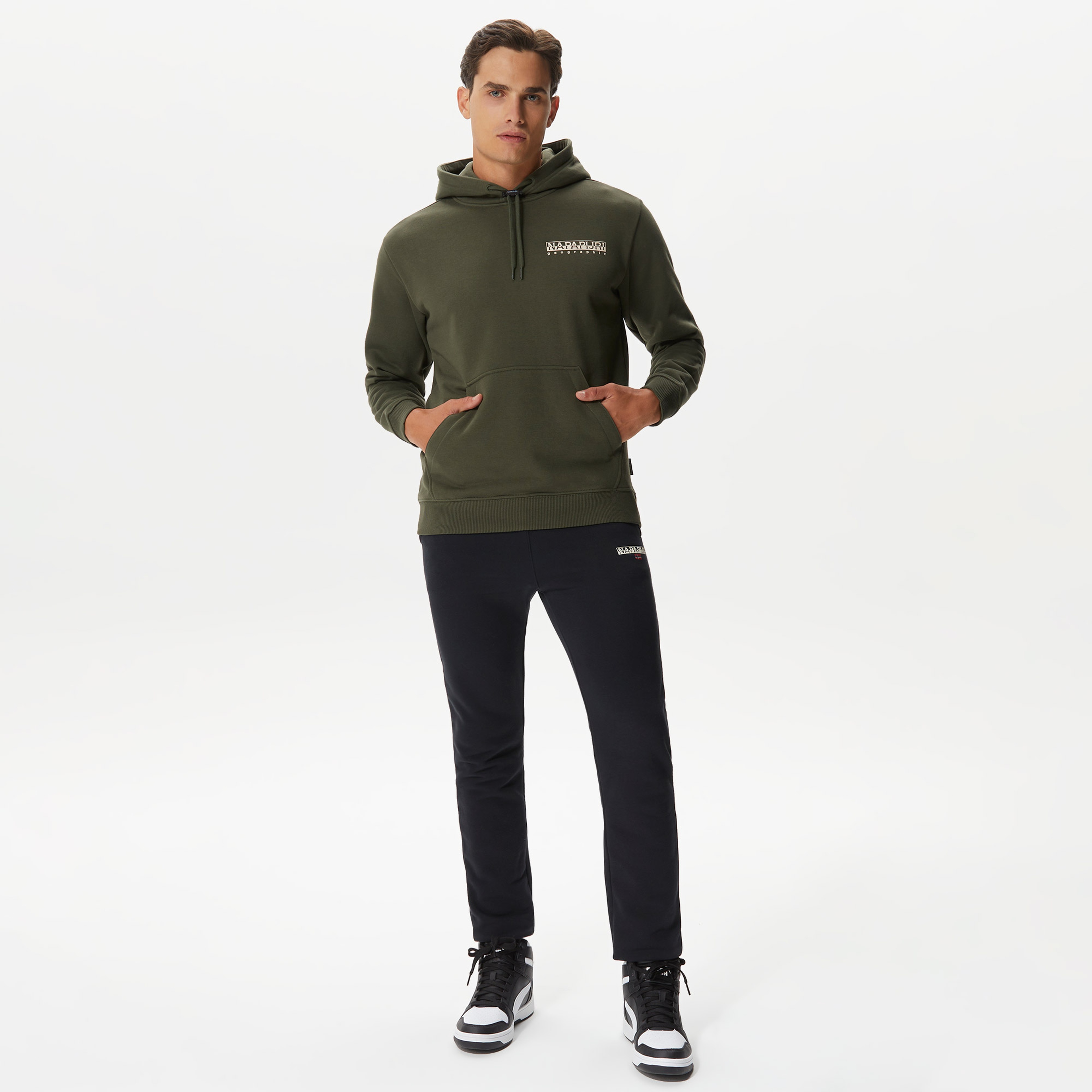 Napapijri B-Telemark H 1 Erkek Yeşil Hoodie