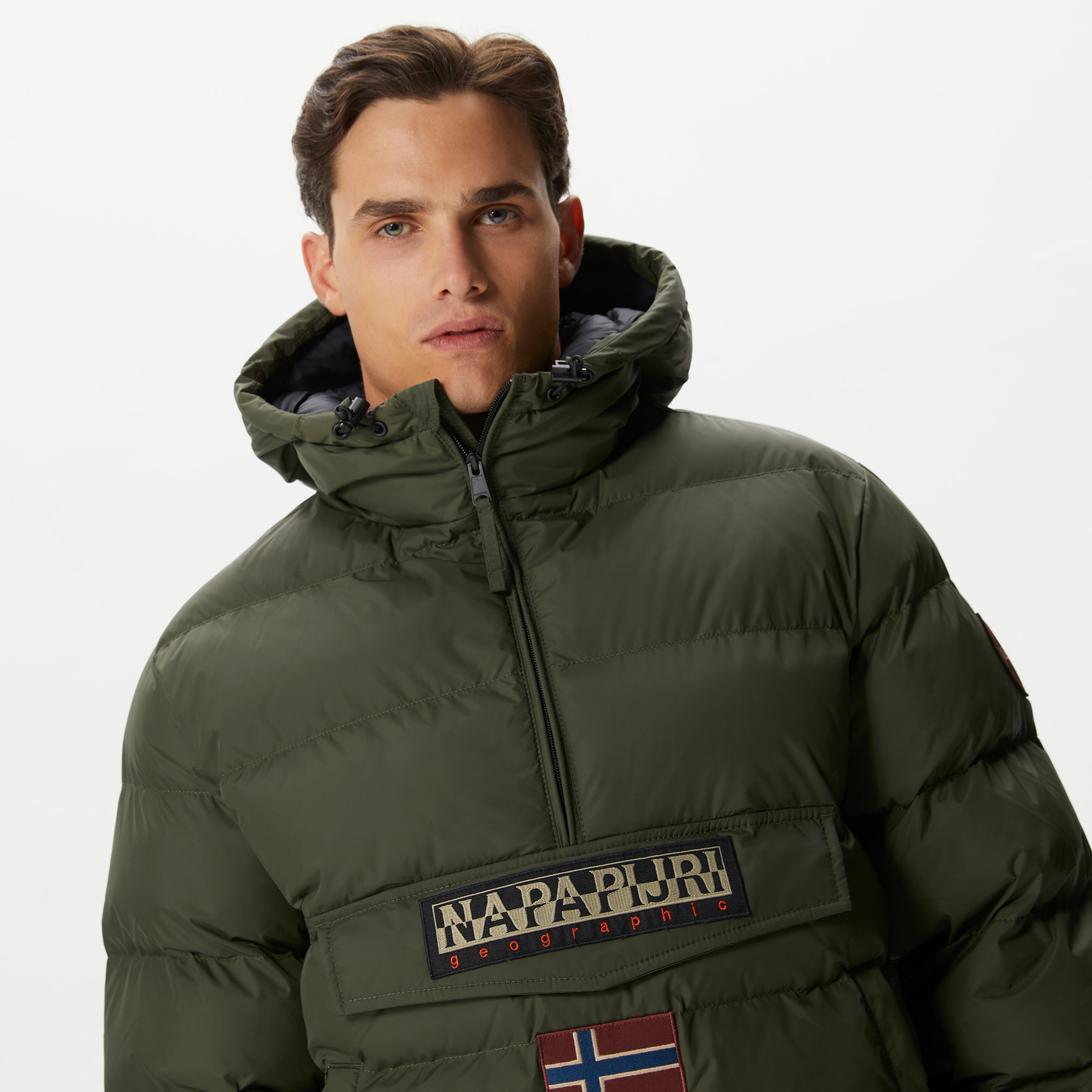 Napapijri Rainforest Op Wi Puf Erkek Yeşil Mont