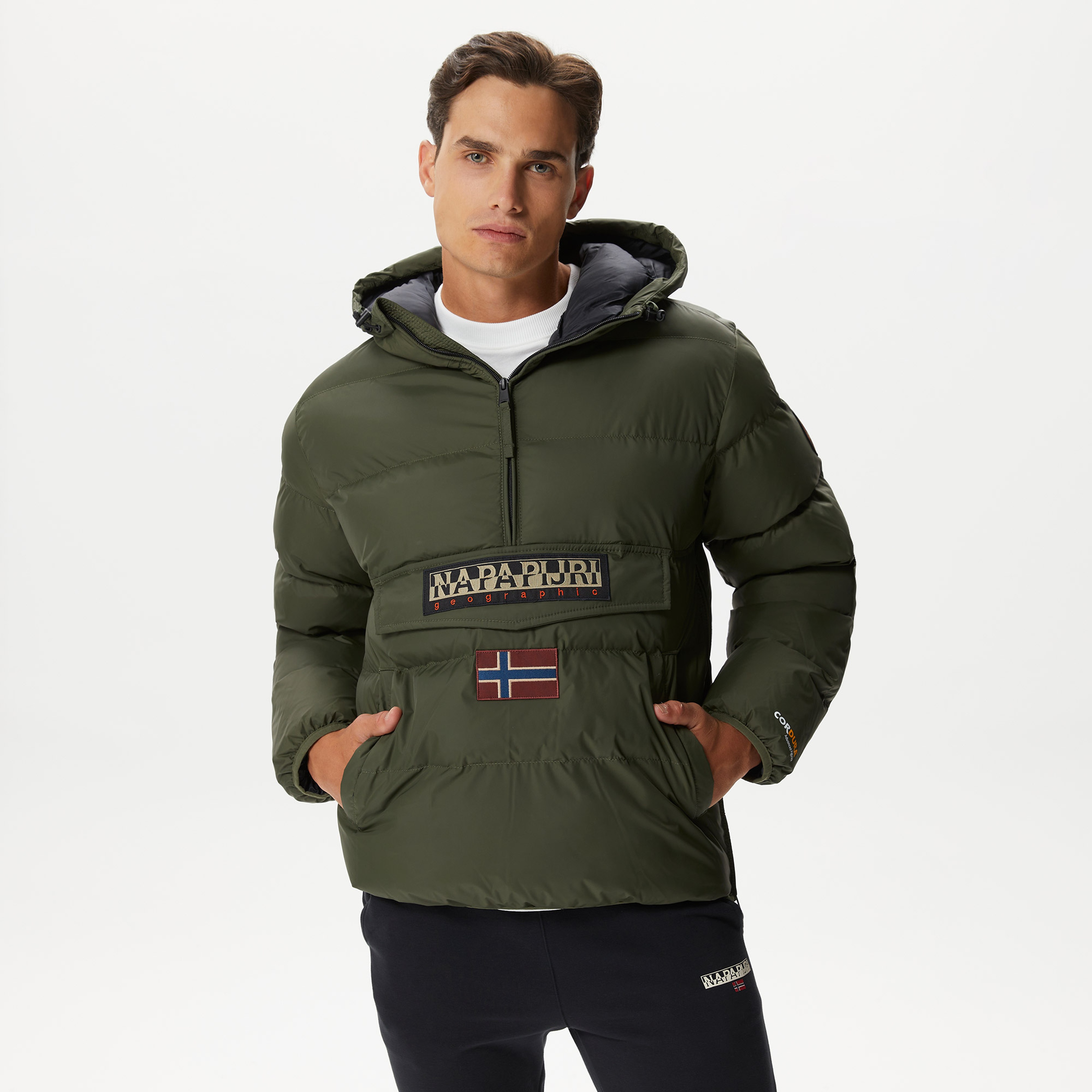 Napapijri Rainforest Op Wi Puf Erkek Yeşil Mont