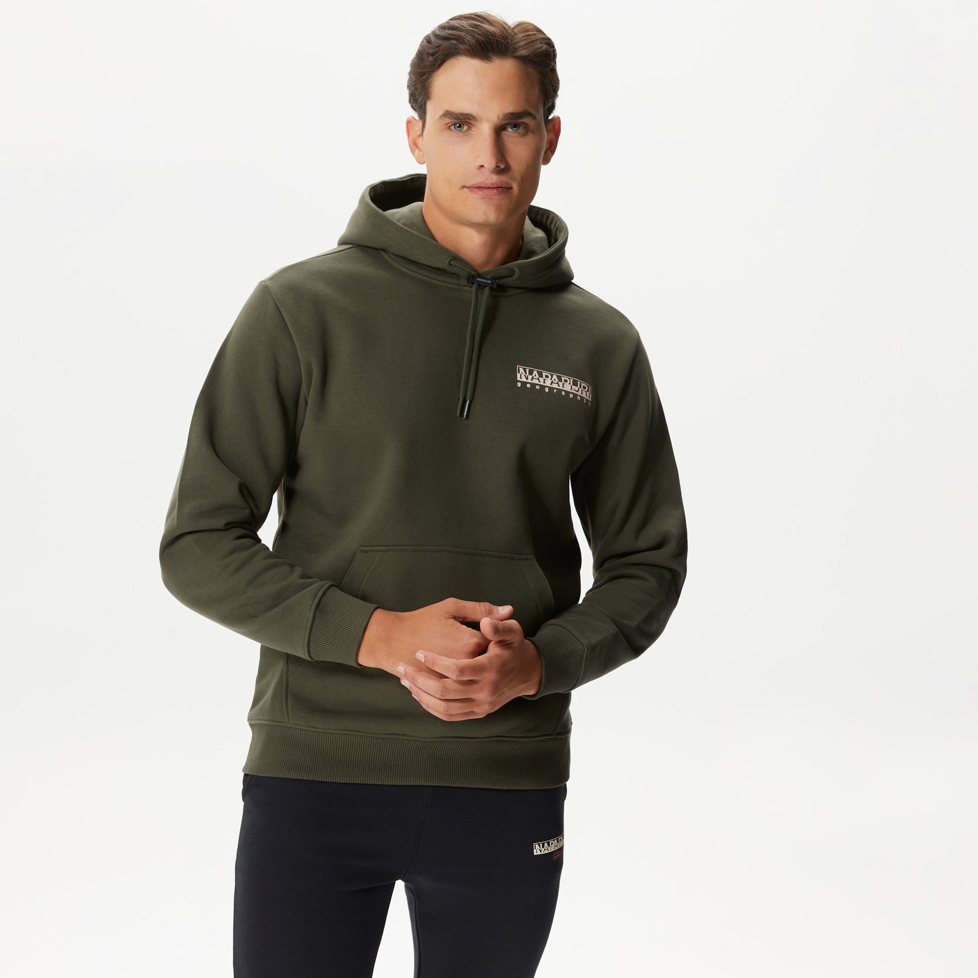 Napapijri B-Telemark H 1 Erkek Yeşil Hoodie