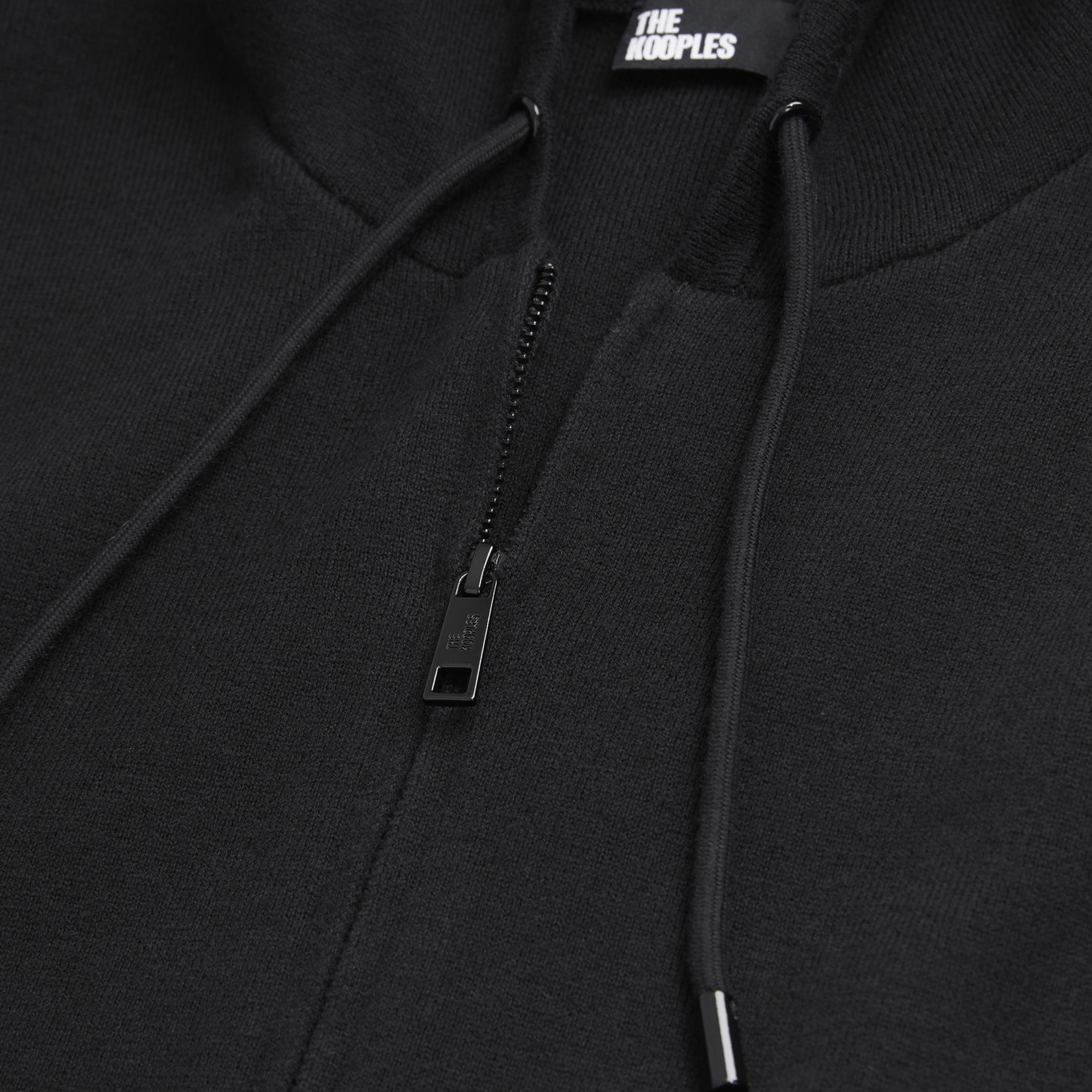 The Kooples Kapüşonlu Erkek Siyah Hırka