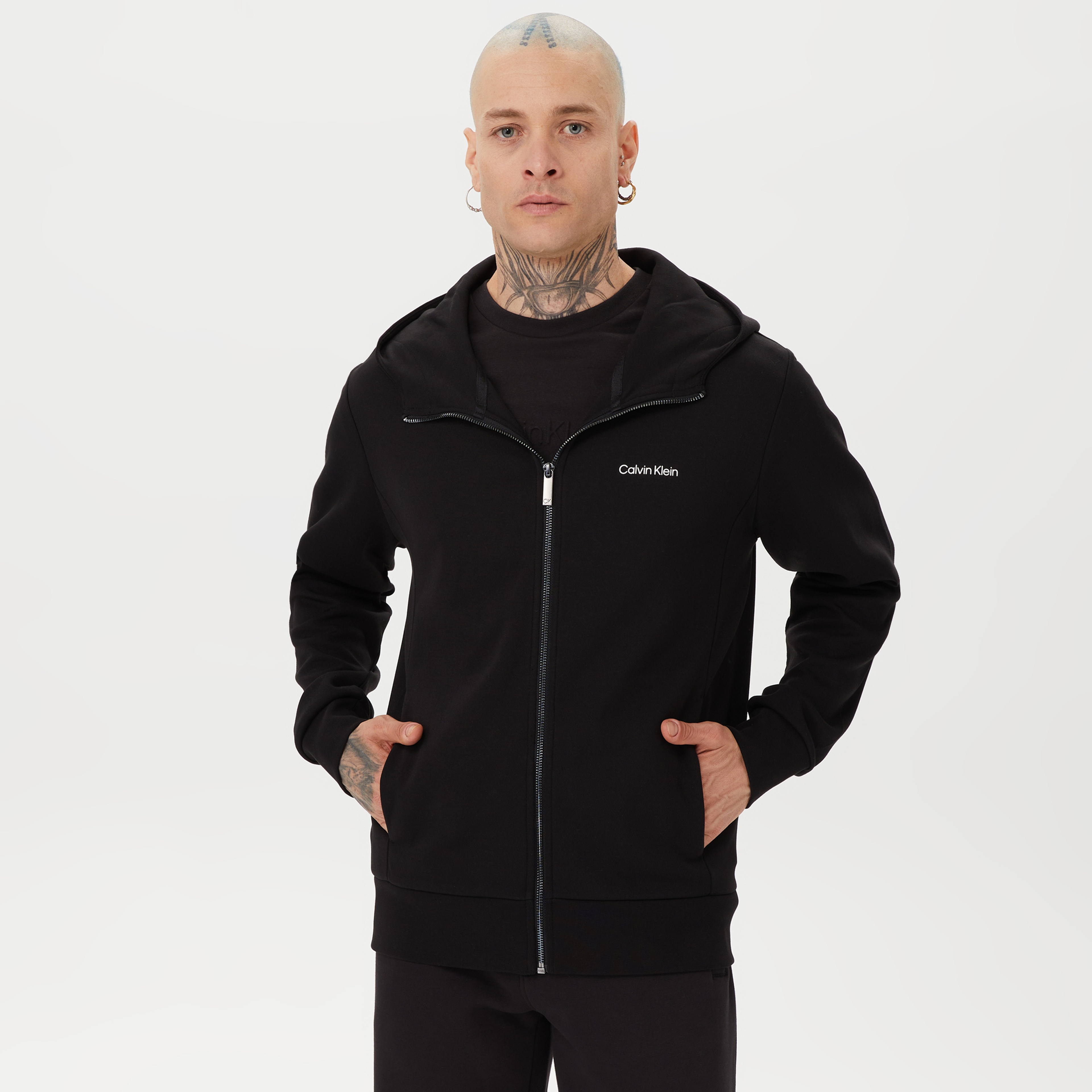 Calvin Klein Erkek Siyah Sweatshirt