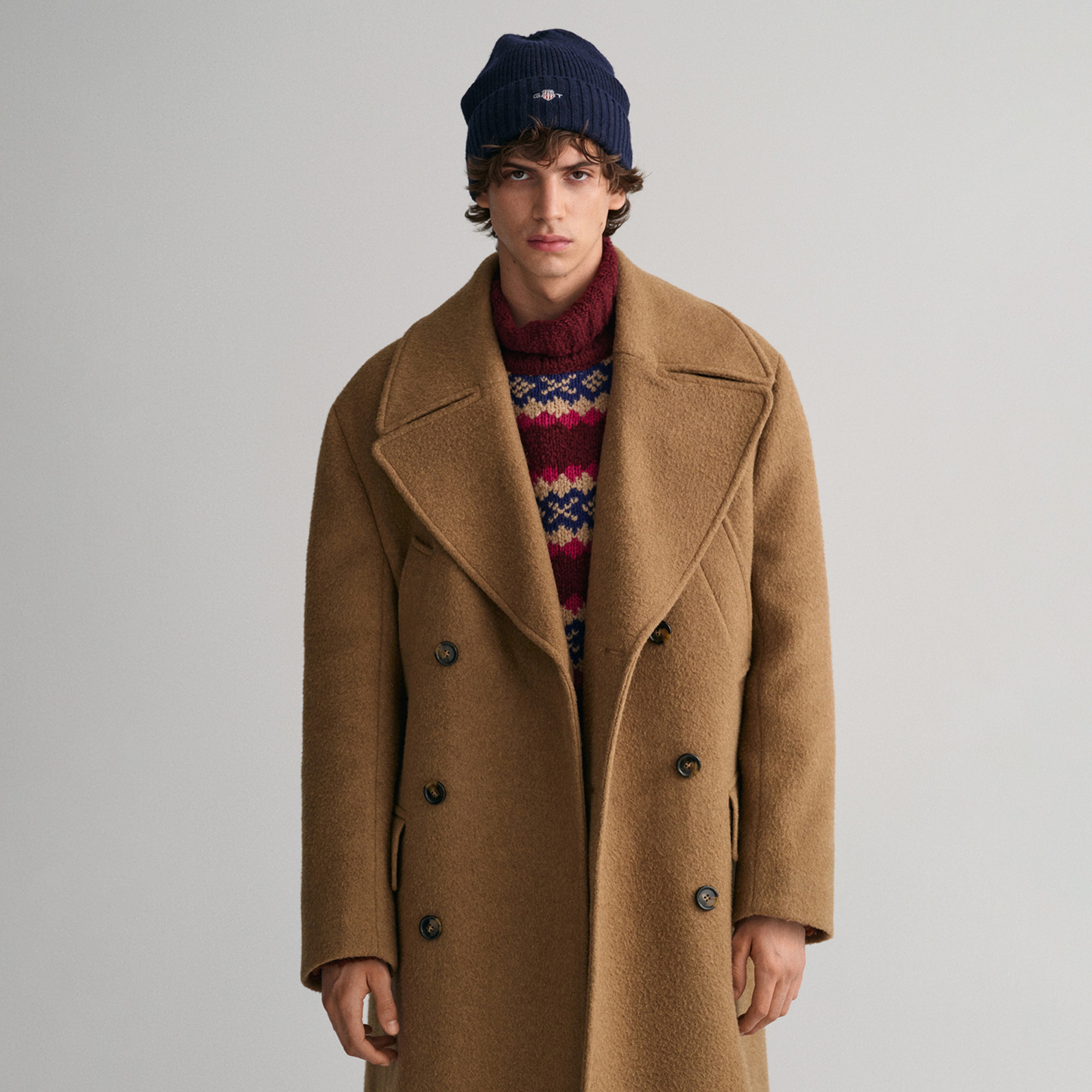 GANT Unisex Lacivert Yün Bere