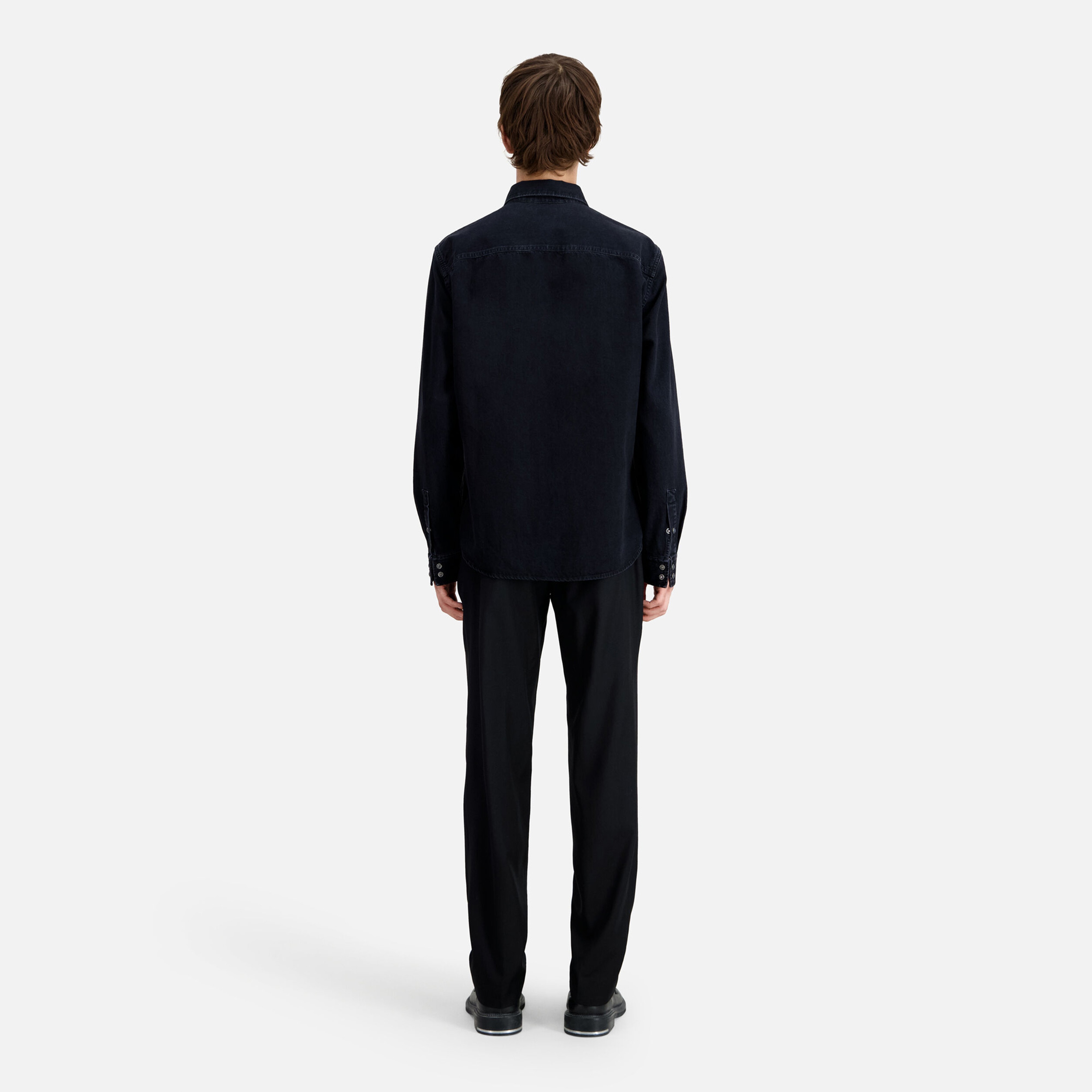 ERKEK SİYAH GÖMLEK