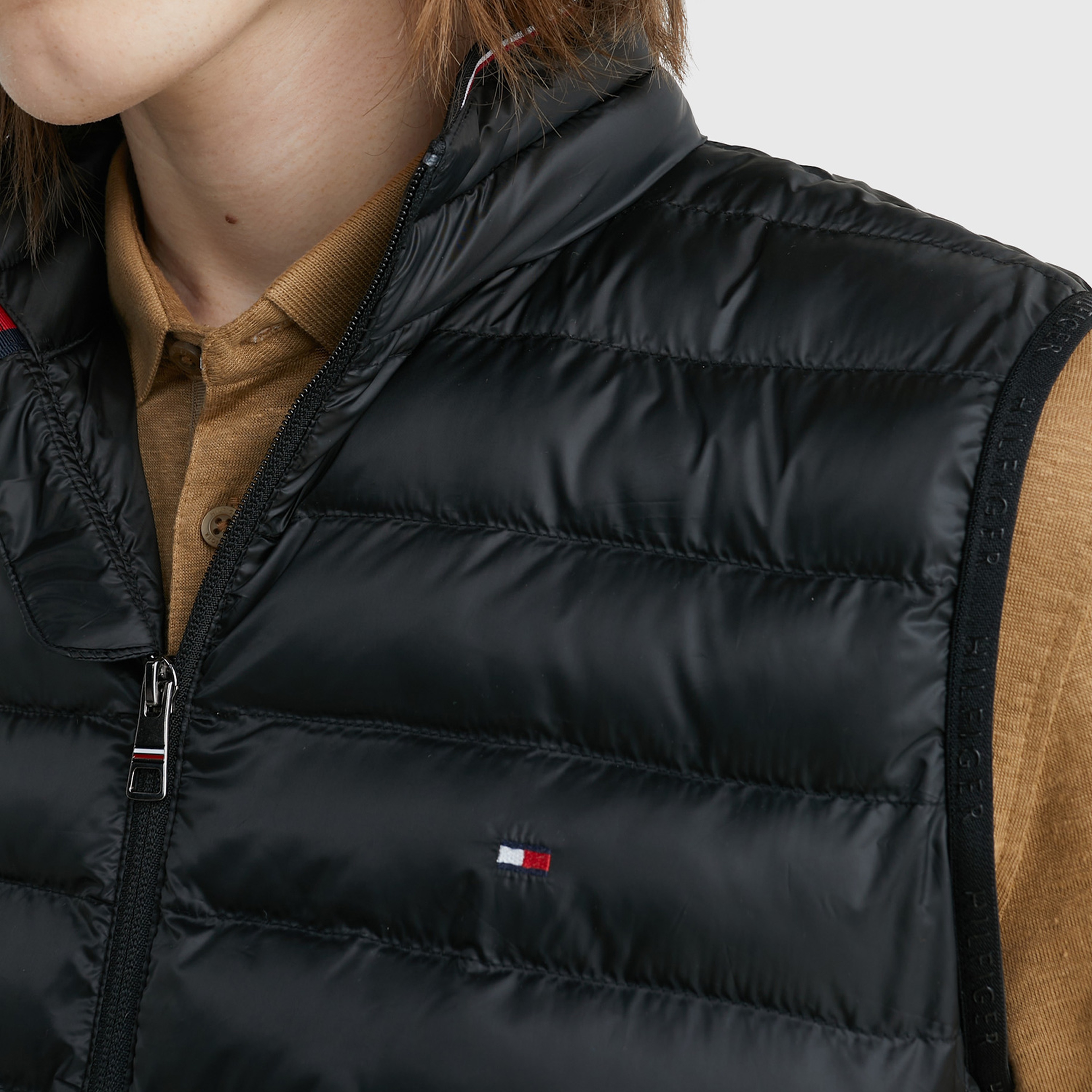 Tommy Hilfiger Erkek Siyah Mont