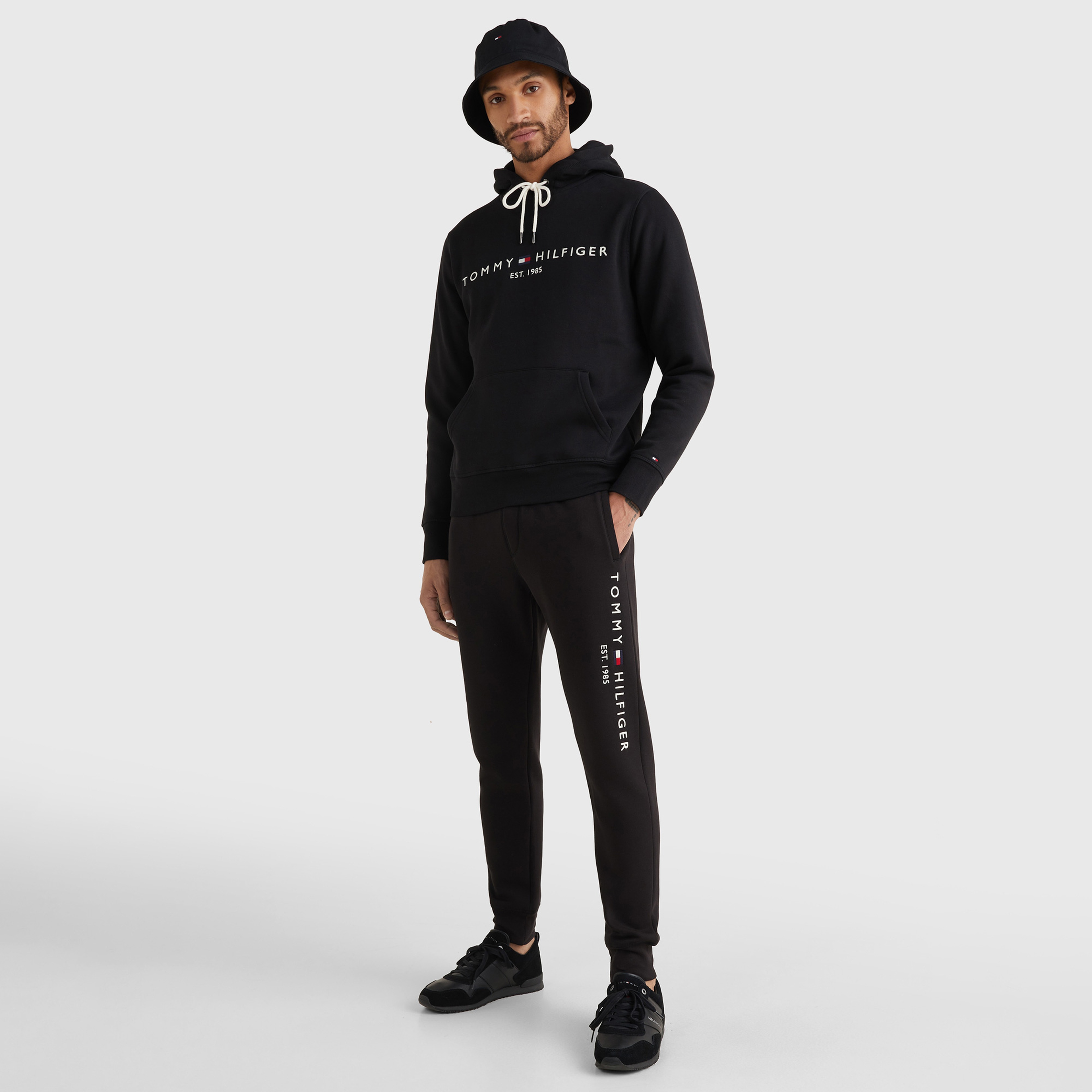 Tommy Hilfiger Erkek Siyah Sweatshirt