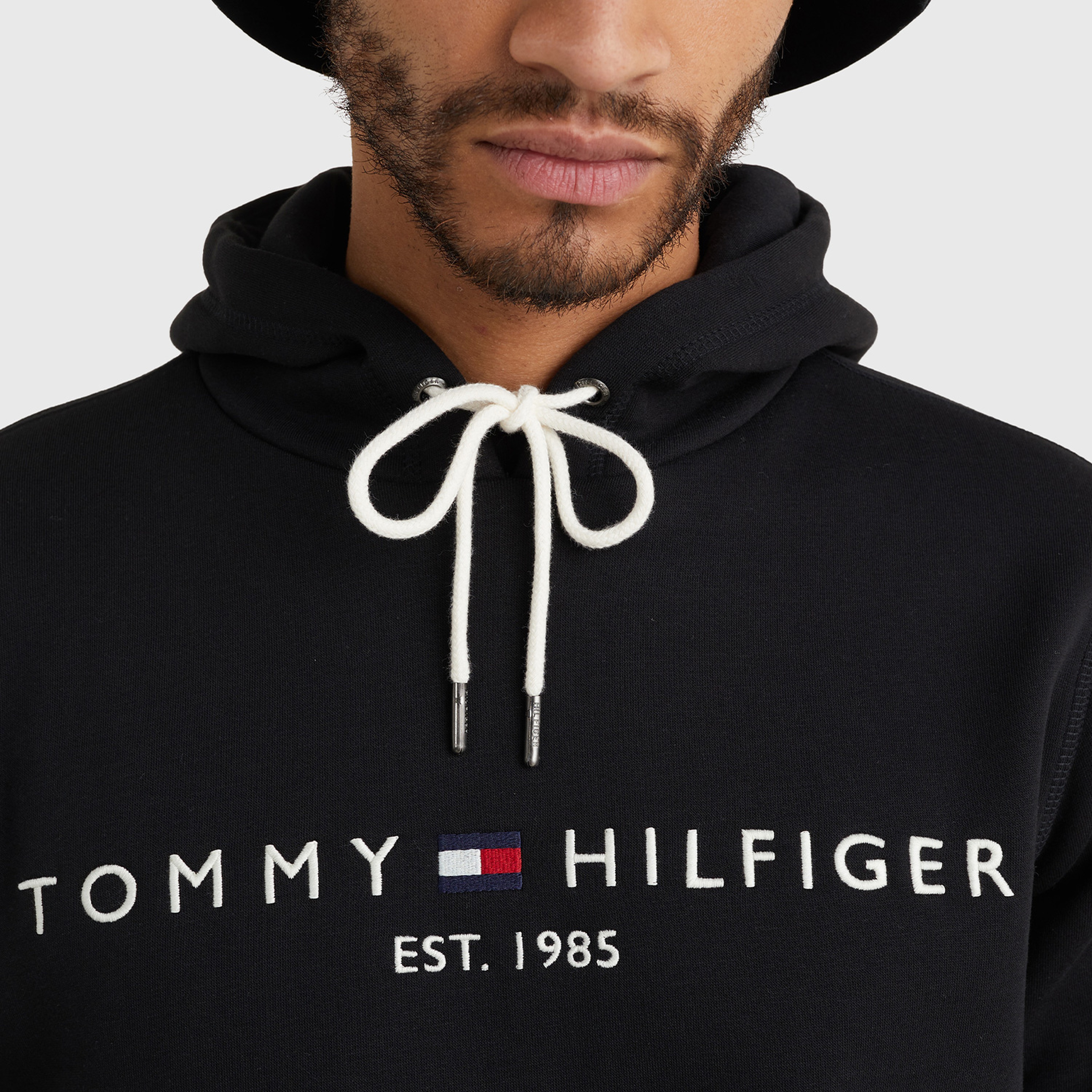 Tommy Hilfiger Erkek Siyah Sweatshirt