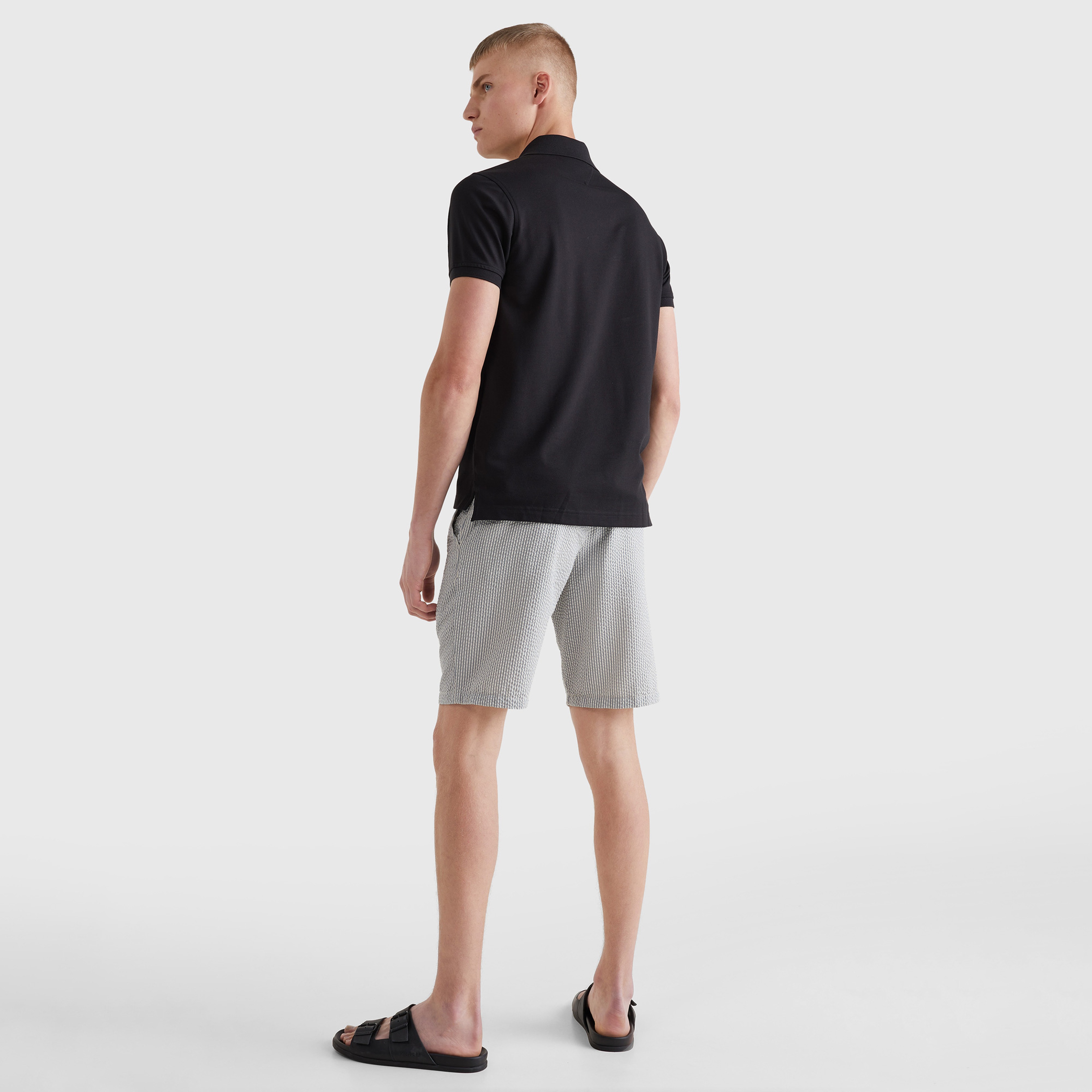 Tommy Hilfiger Erkek Siyah Polo