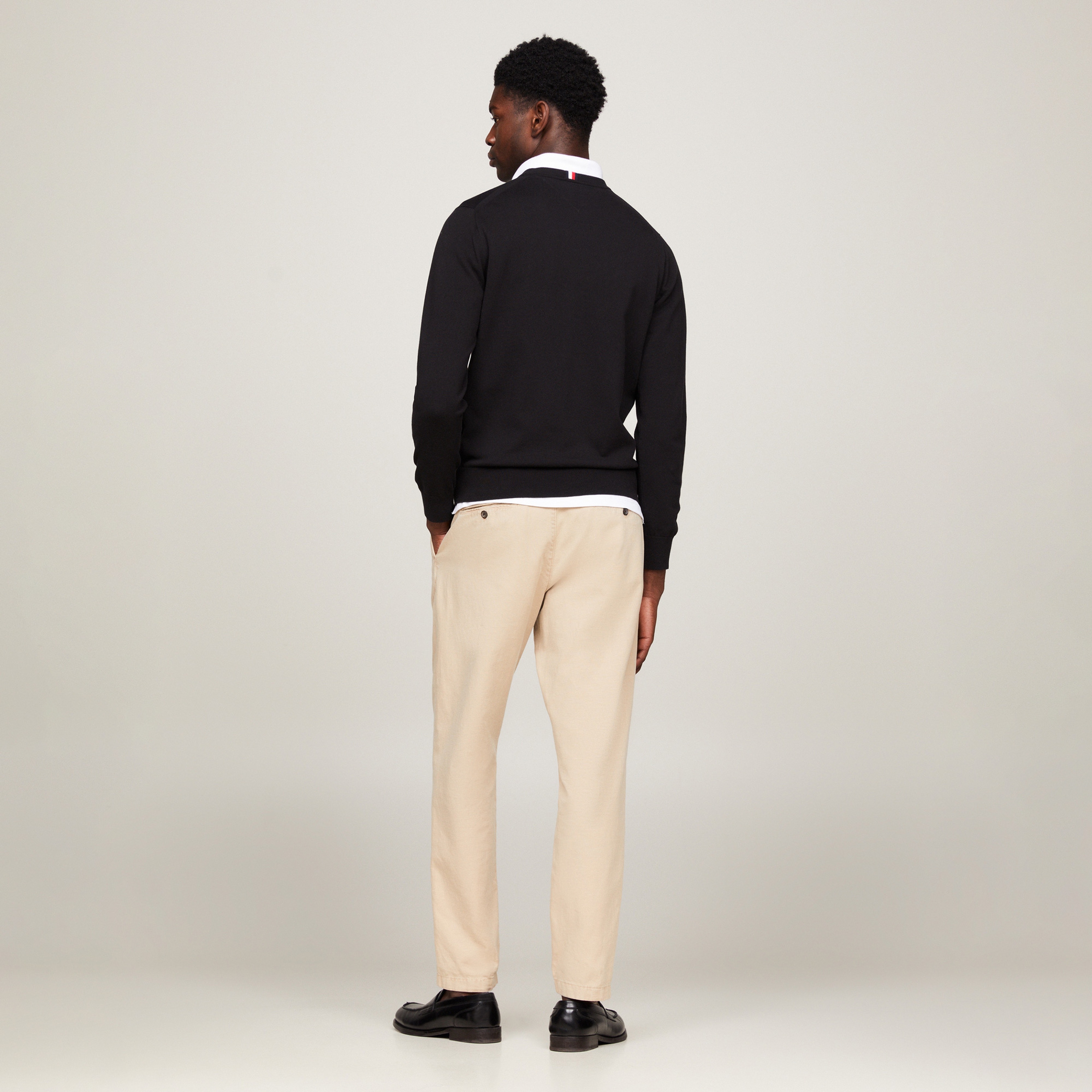 Tommy Hilfiger Erkek Siyah Triko