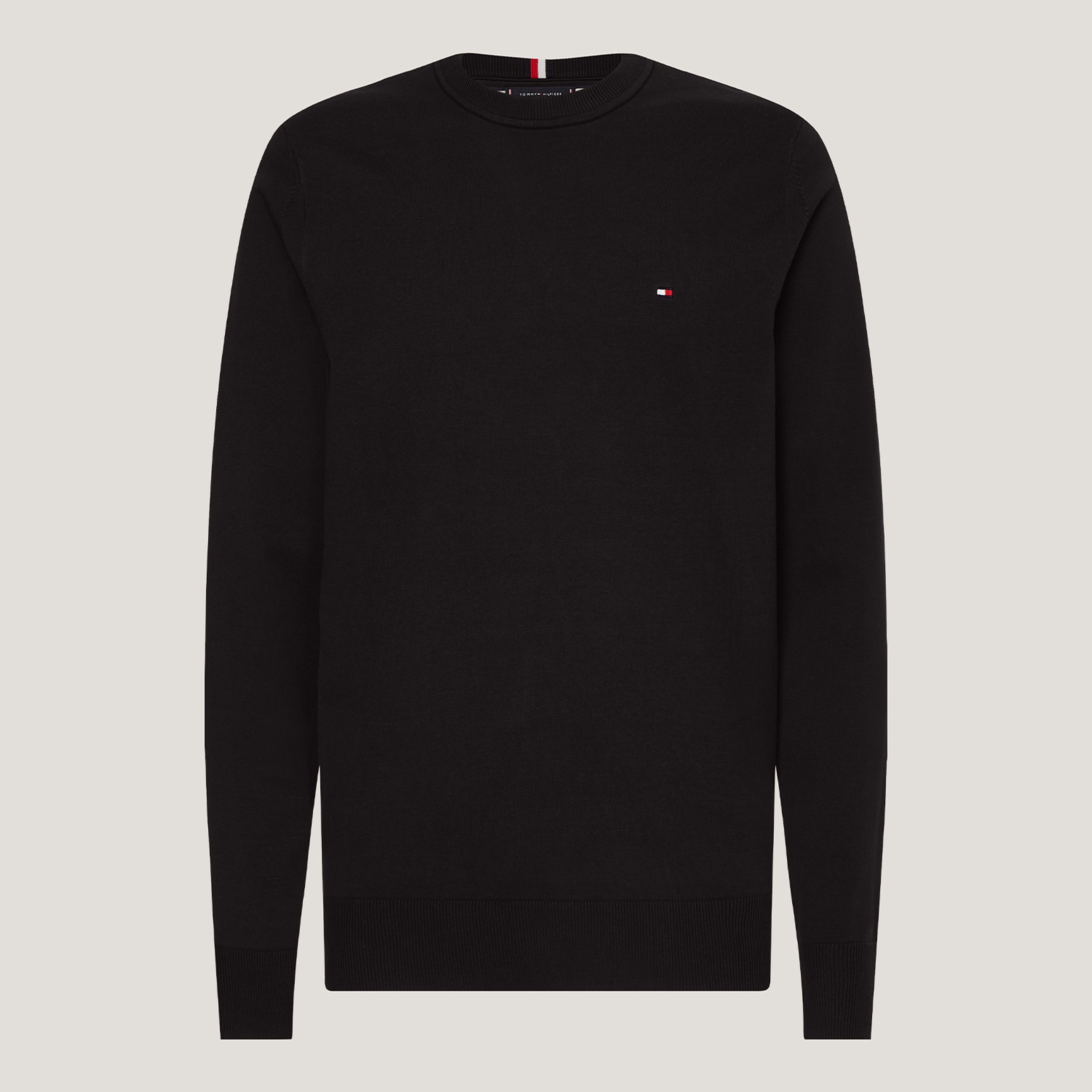 Tommy Hilfiger Erkek Siyah Triko