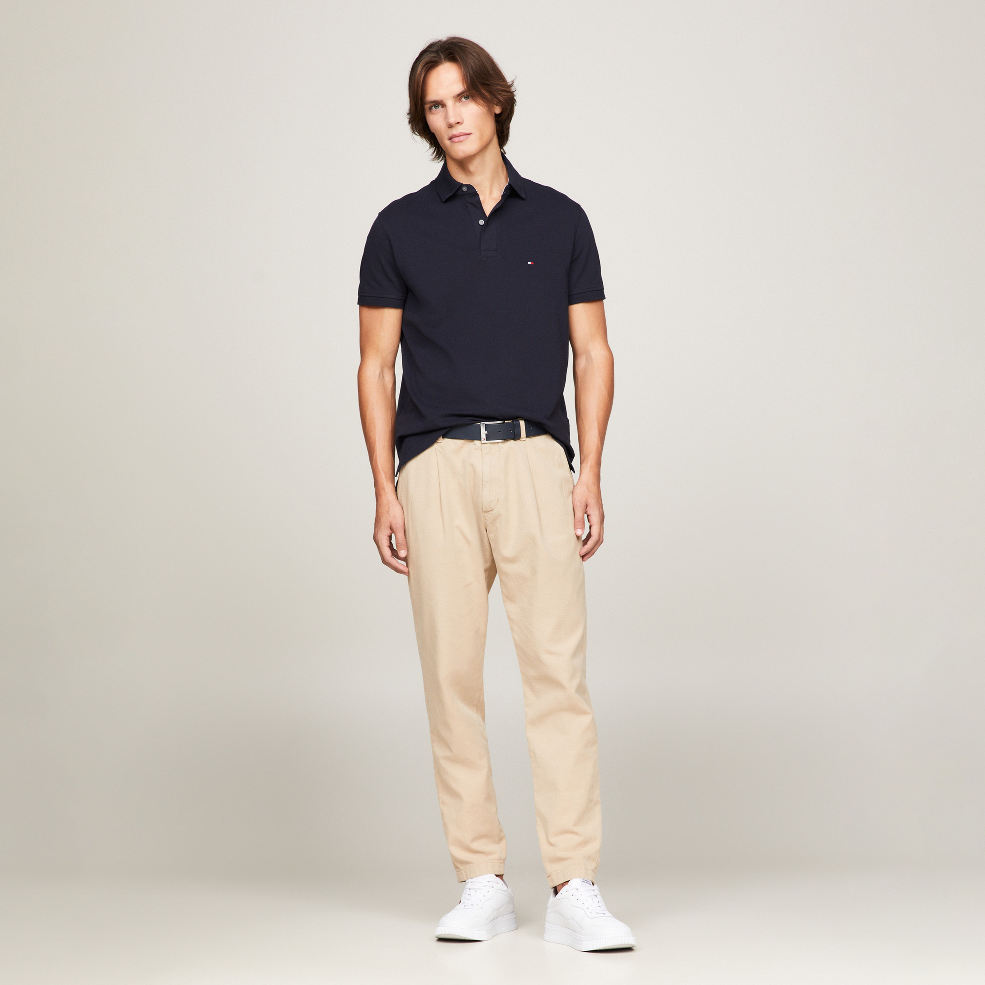 Tommy Hilfiger Erkek Mavi Polo