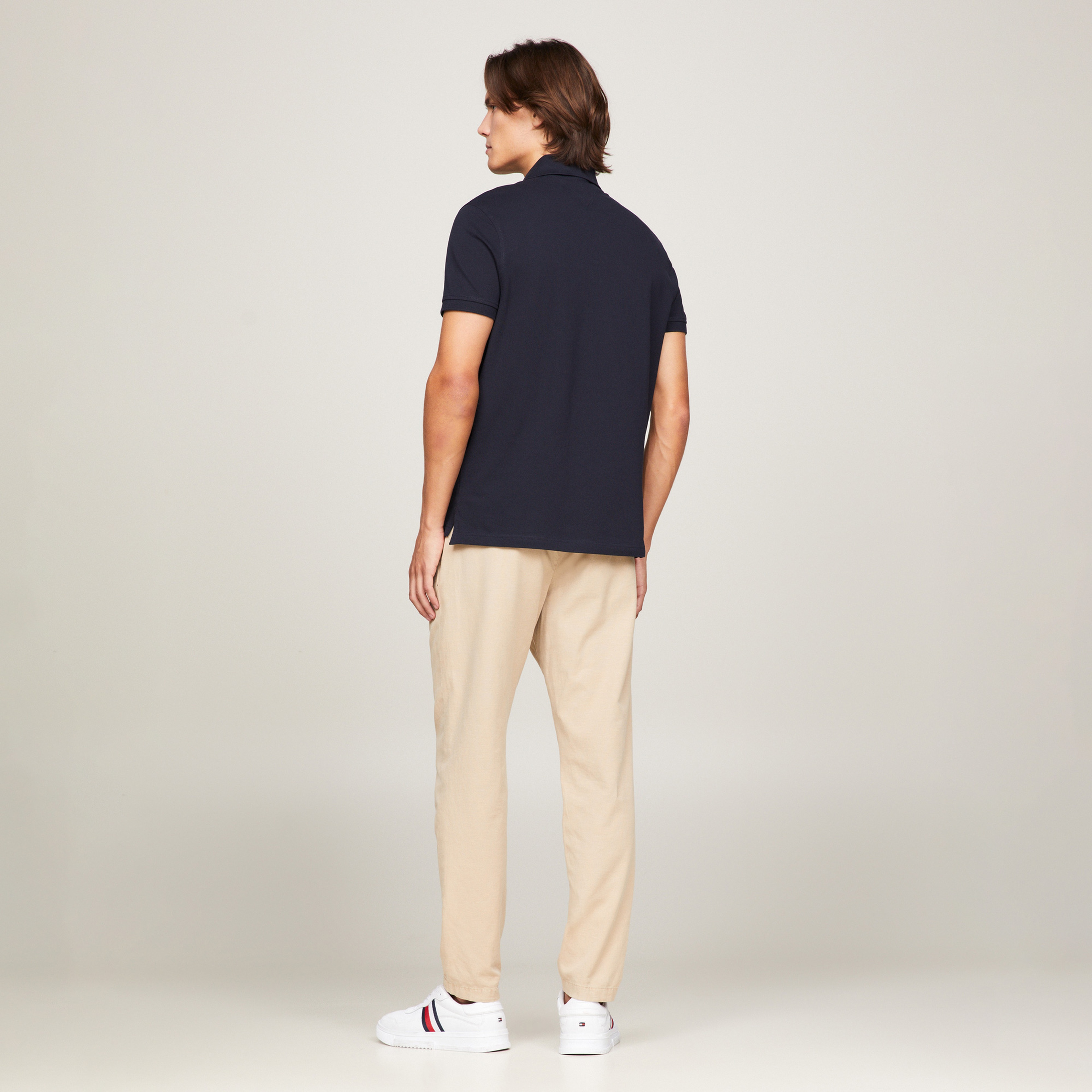 Tommy Hilfiger Erkek Mavi Polo