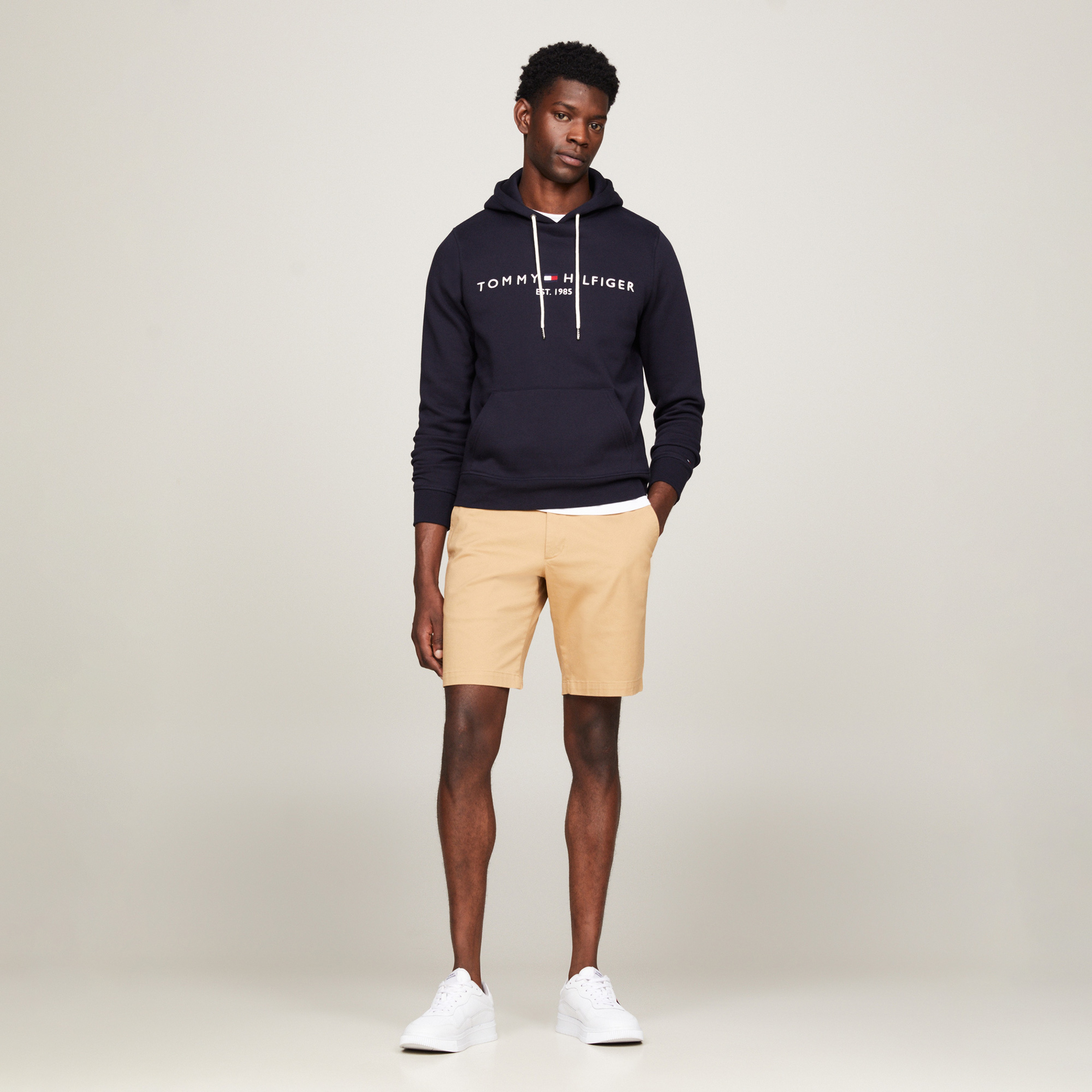 Tommy Hilfiger Erkek Mavi Sweatshirt