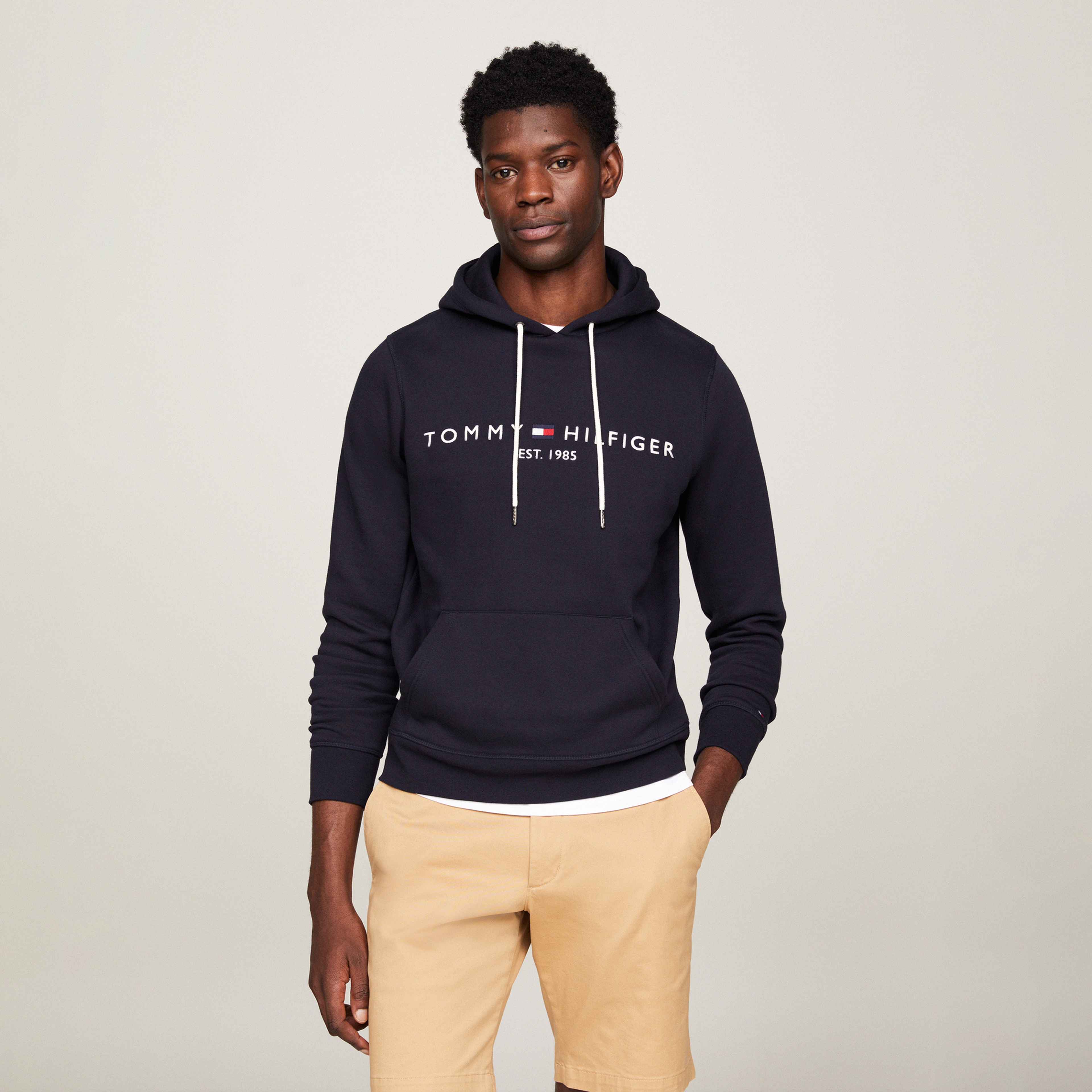 Tommy Hilfiger Erkek Mavi Sweatshirt