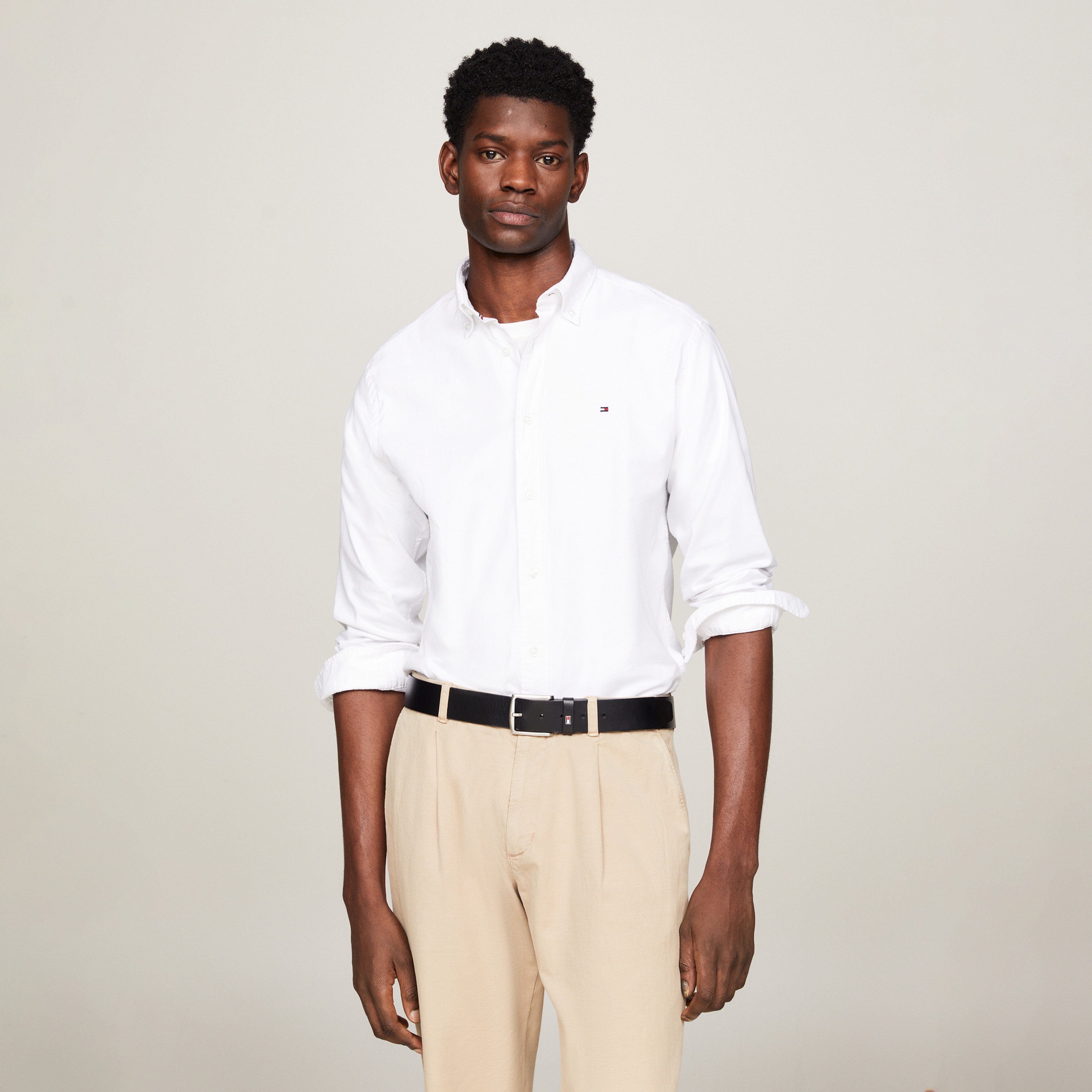 Tommy Hilfiger Erkek Beyaz Gömlek