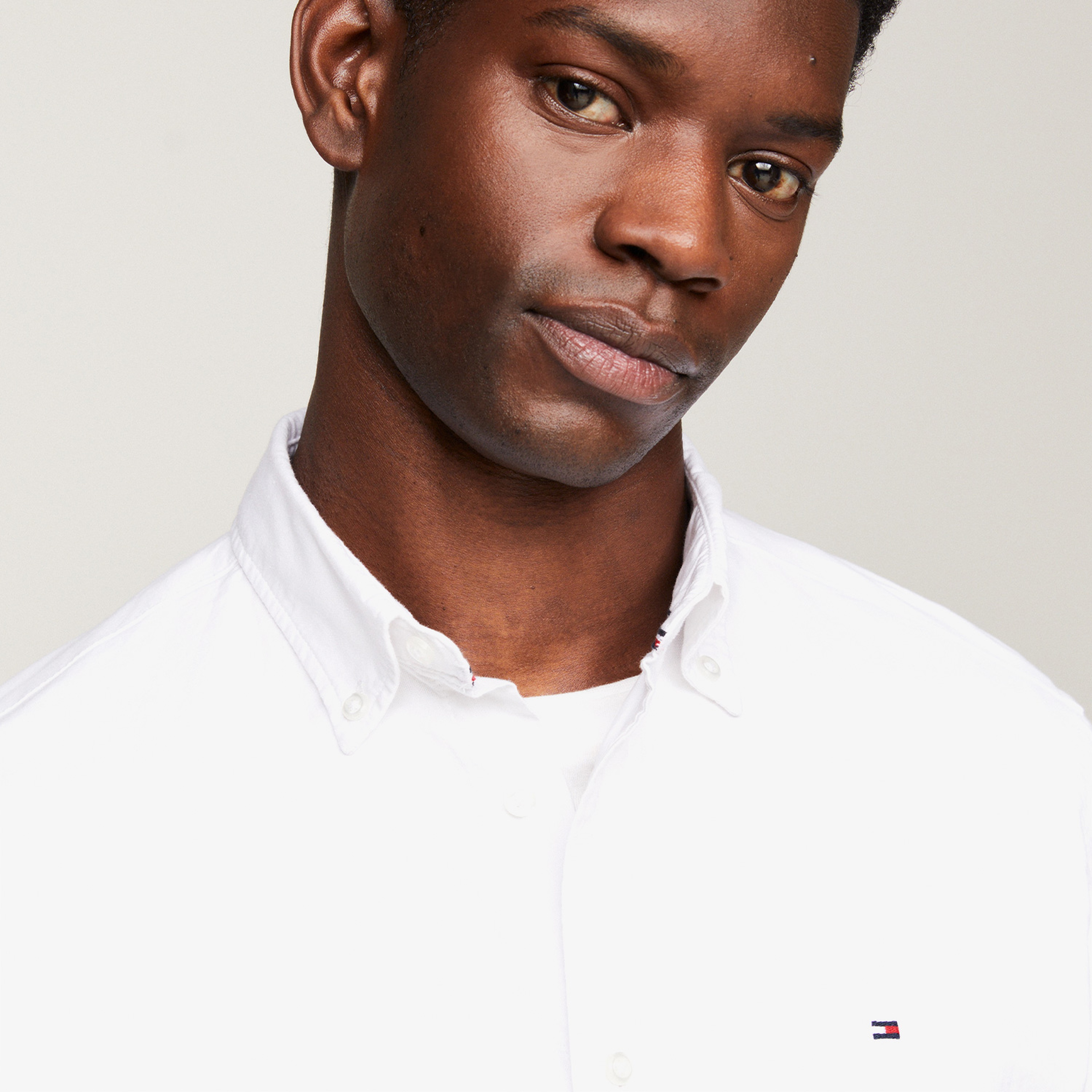 Tommy Hilfiger Erkek Beyaz Gömlek